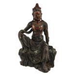 A Bronze Quanyin Sculpture