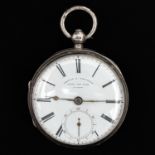 A Silver Pocket Watch Signed George R. Frodsham