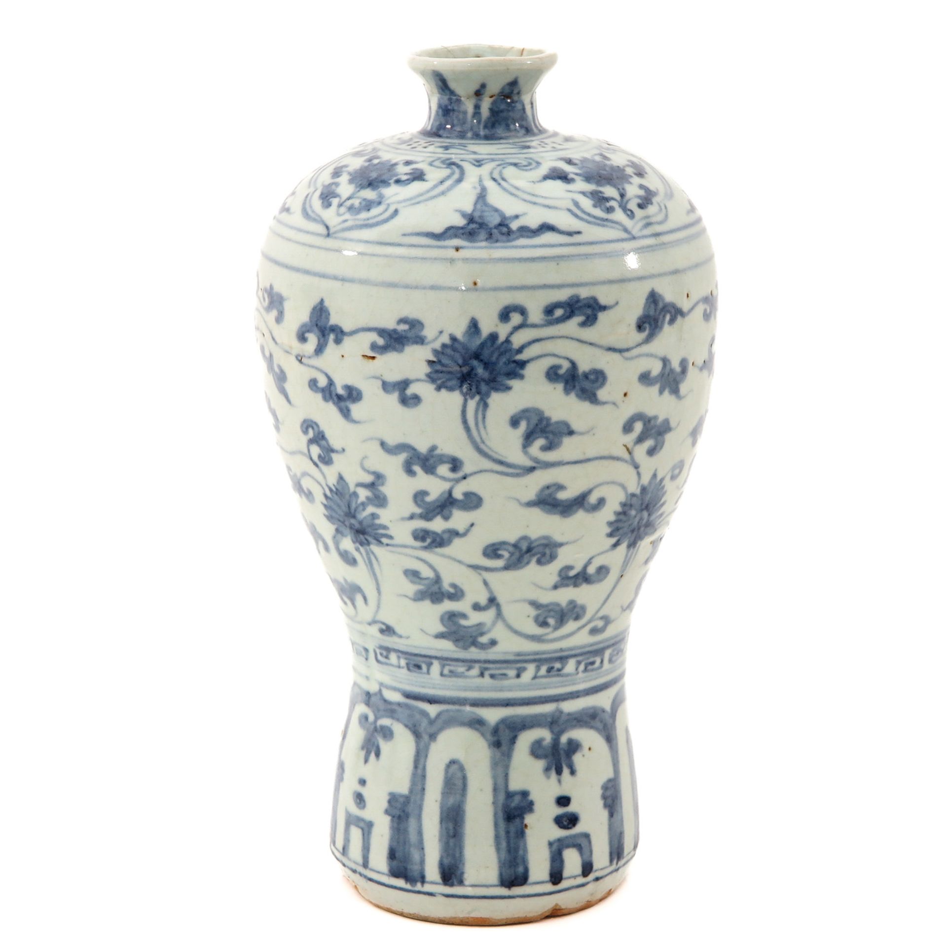 A Blue and White Meiping Vase