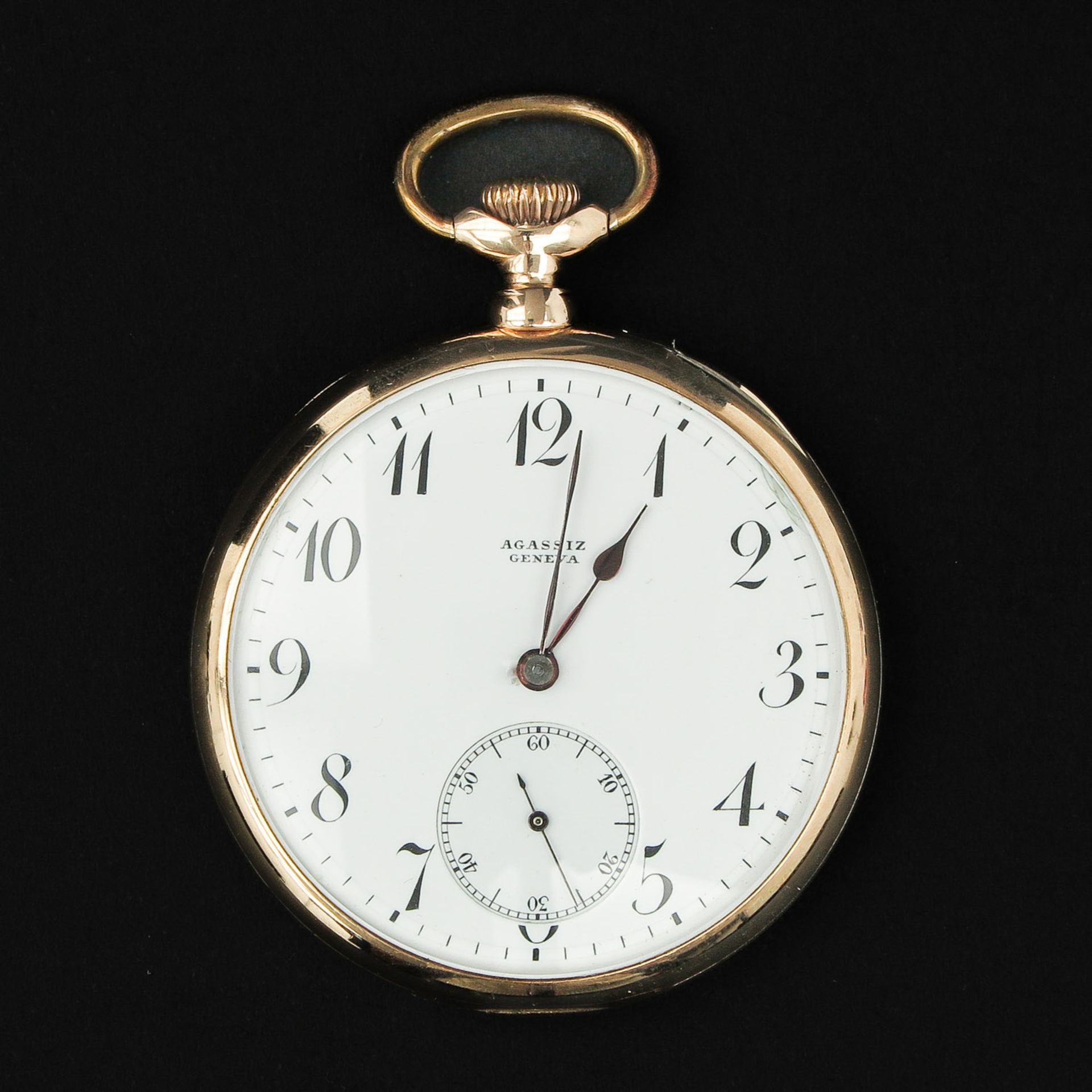 A 14KG Pocket Watch Signed Agassiz