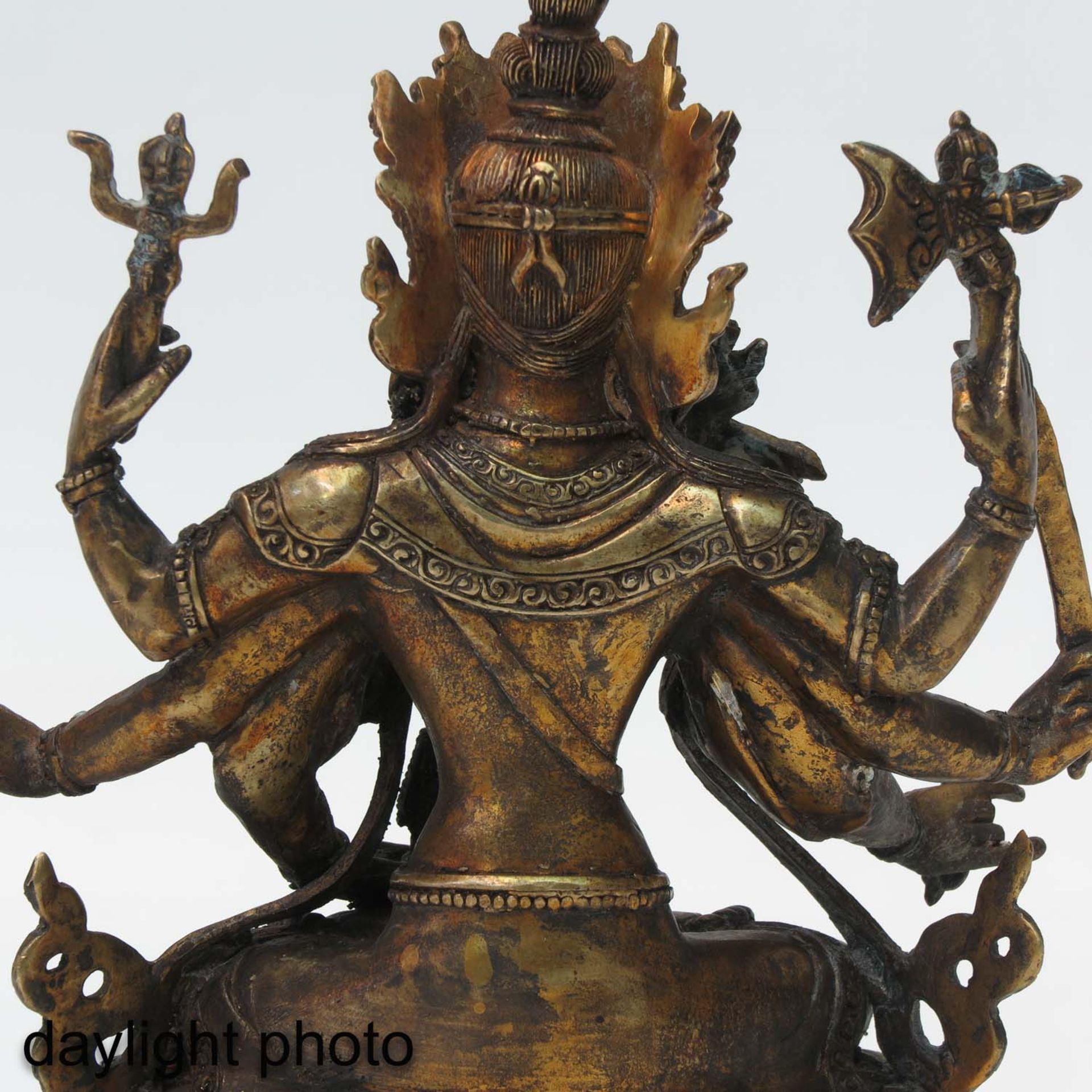 A Bronze Buddha Sculpture - Image 9 of 10