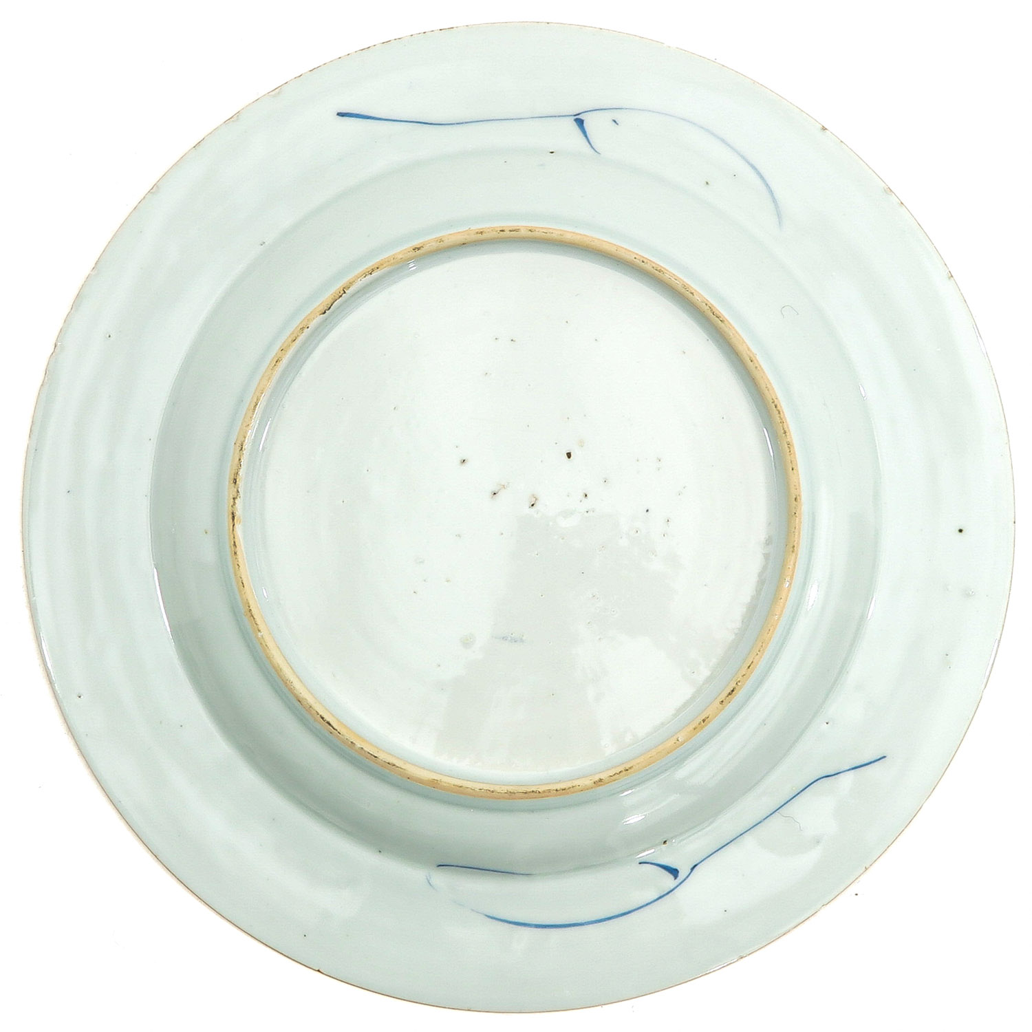 A Lot of 2 Blue and White Plates - Image 6 of 10