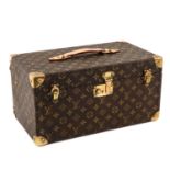 A Louis Vuitton Vintage Monogram Boite Bouteilles Make Up Box