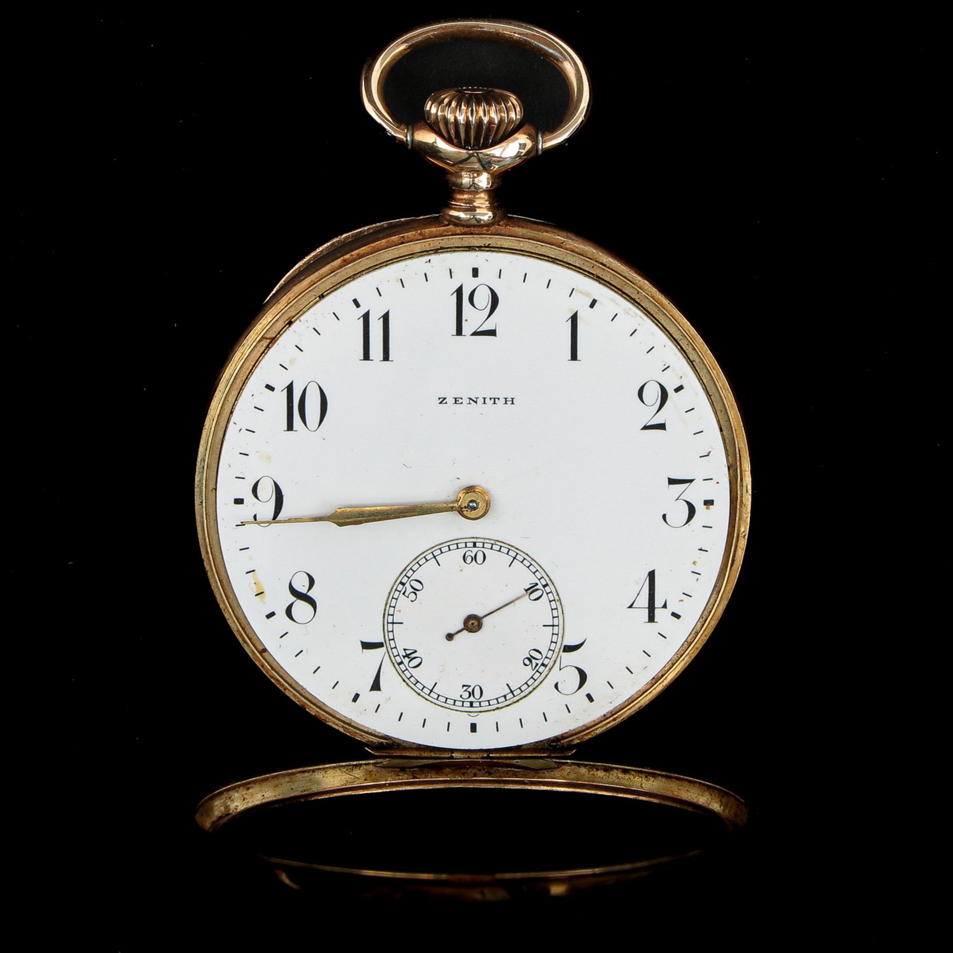 A 14KG Zenith Pocket Watch - Image 4 of 10