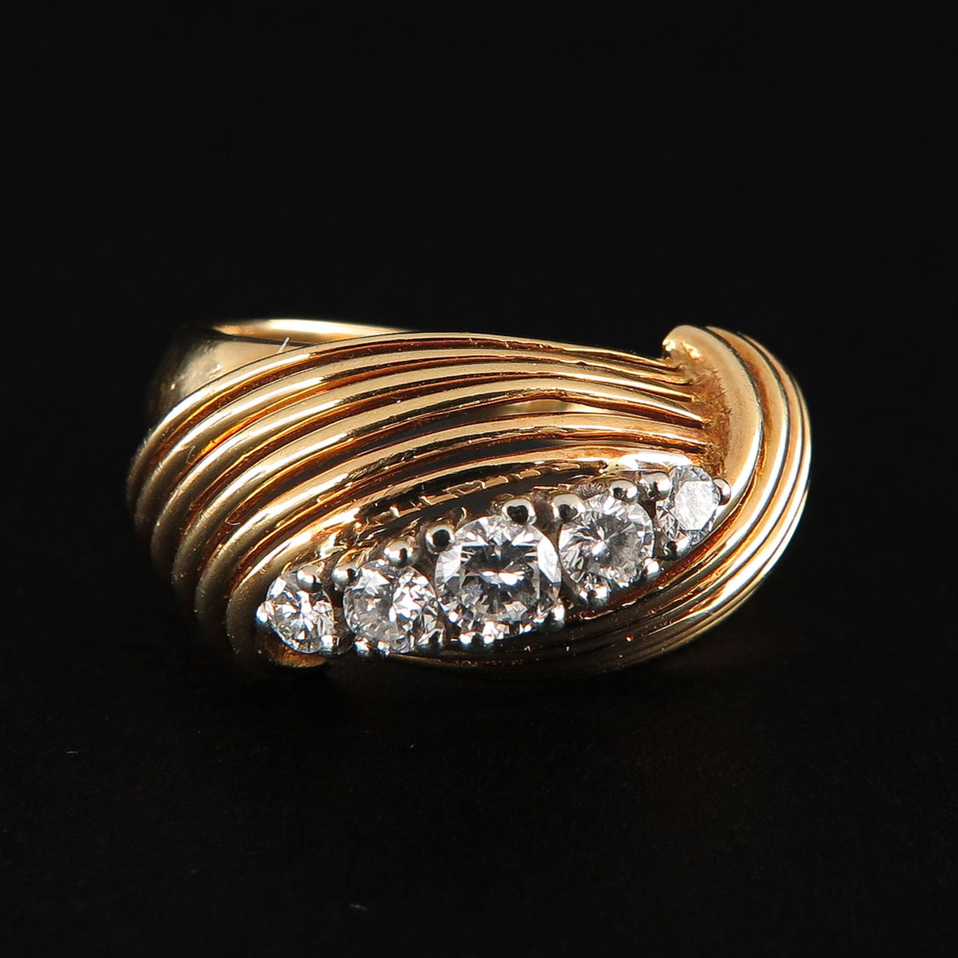 A Ladies 18KG Diamond Ring - Bild 2 aus 3