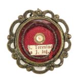 A Relic of Saint Theresa with Certificate