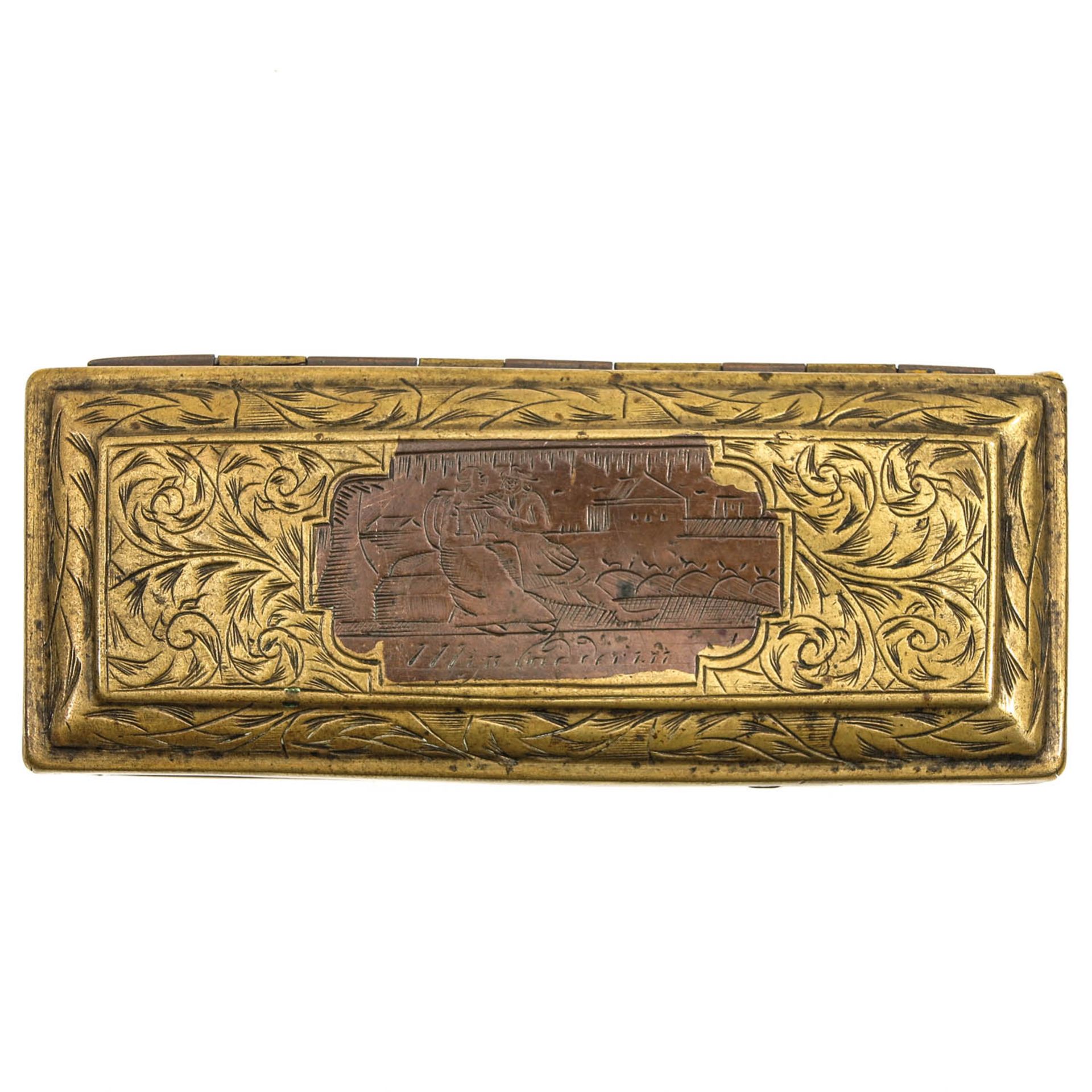 A Lot of 2 18th Century Copper Tobacco Boxes - Image 9 of 9