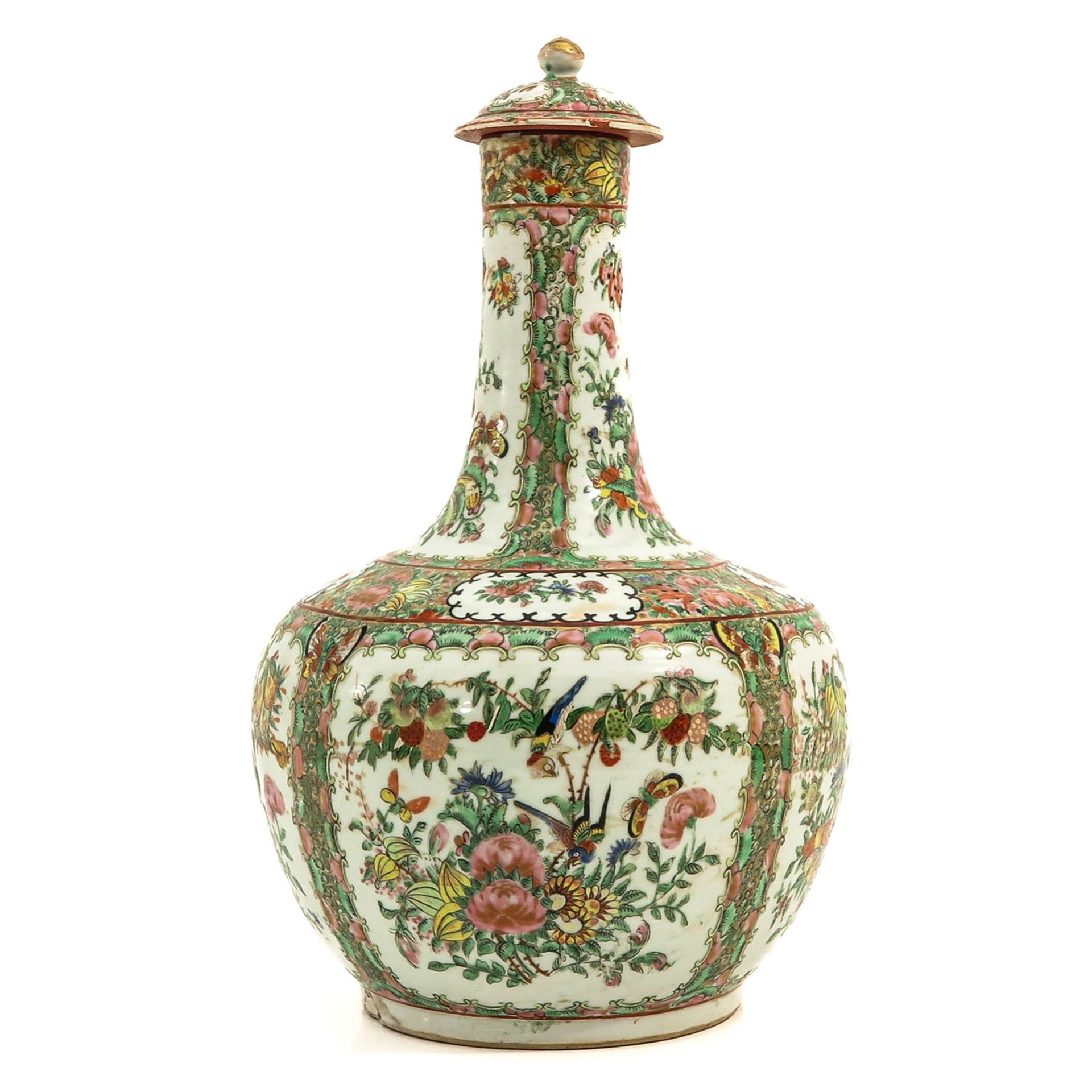 A Cantonese Vase with Cover - Bild 4 aus 9