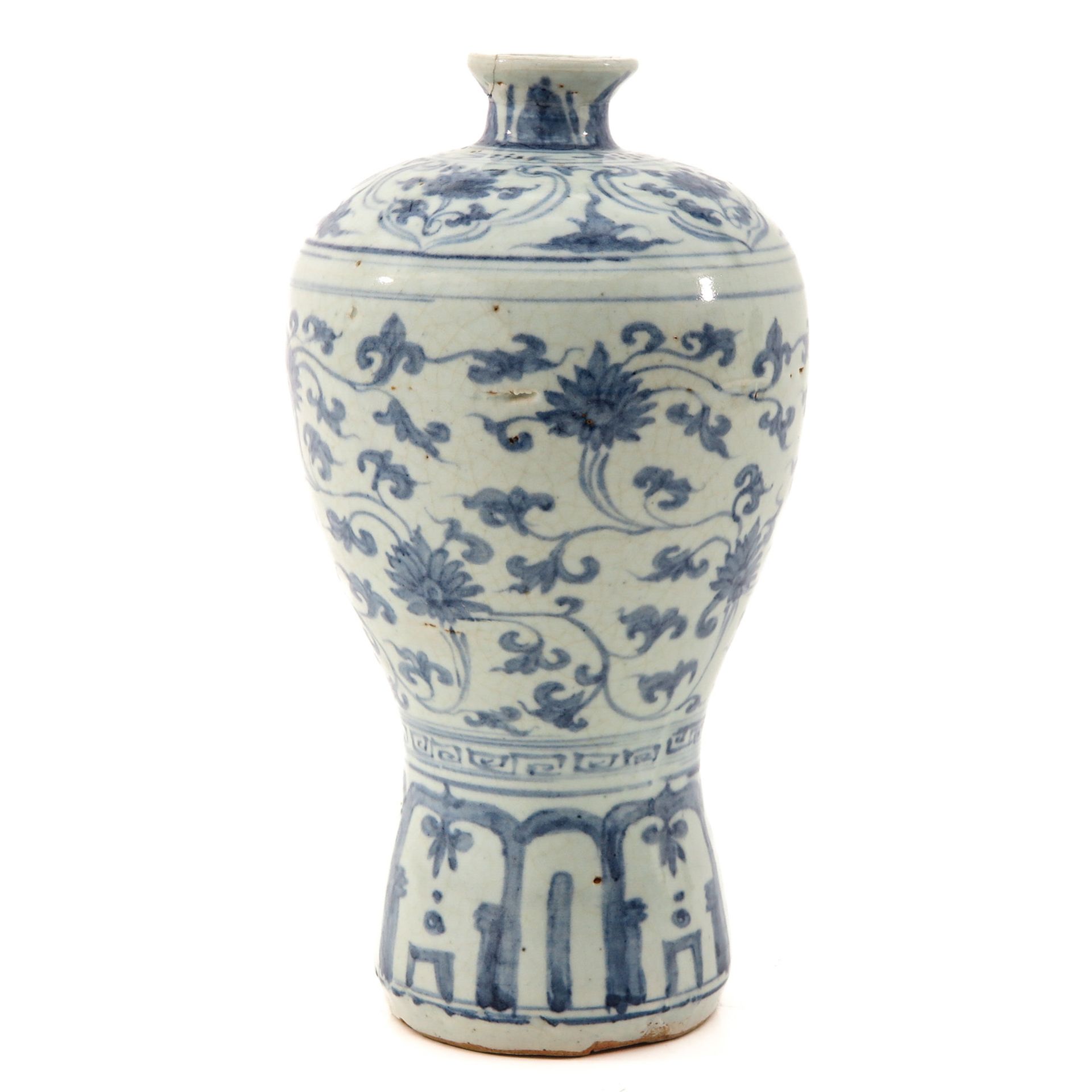 A Blue and White Meiping Vase - Image 4 of 9