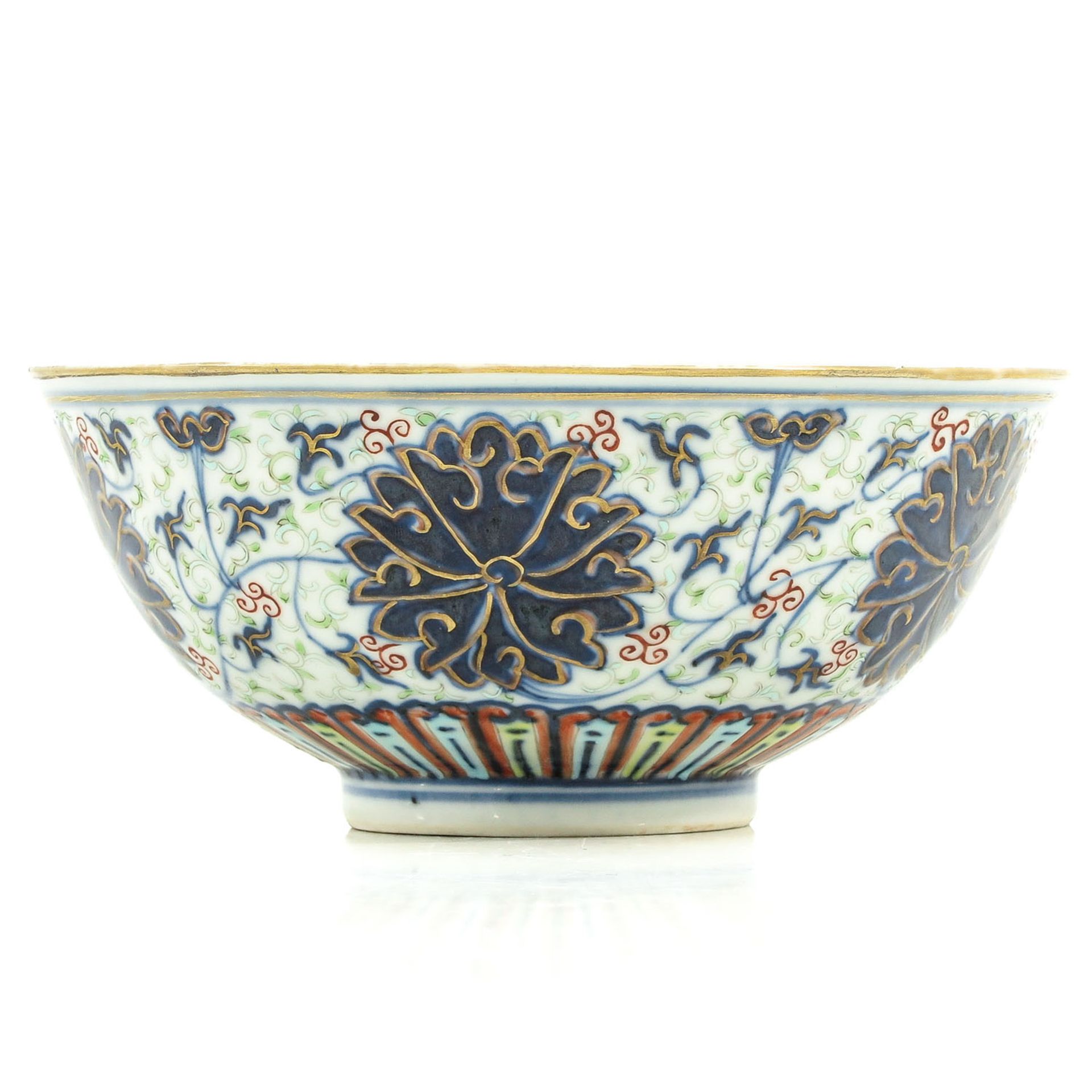 A Doucai Decor Bowl - Image 4 of 10