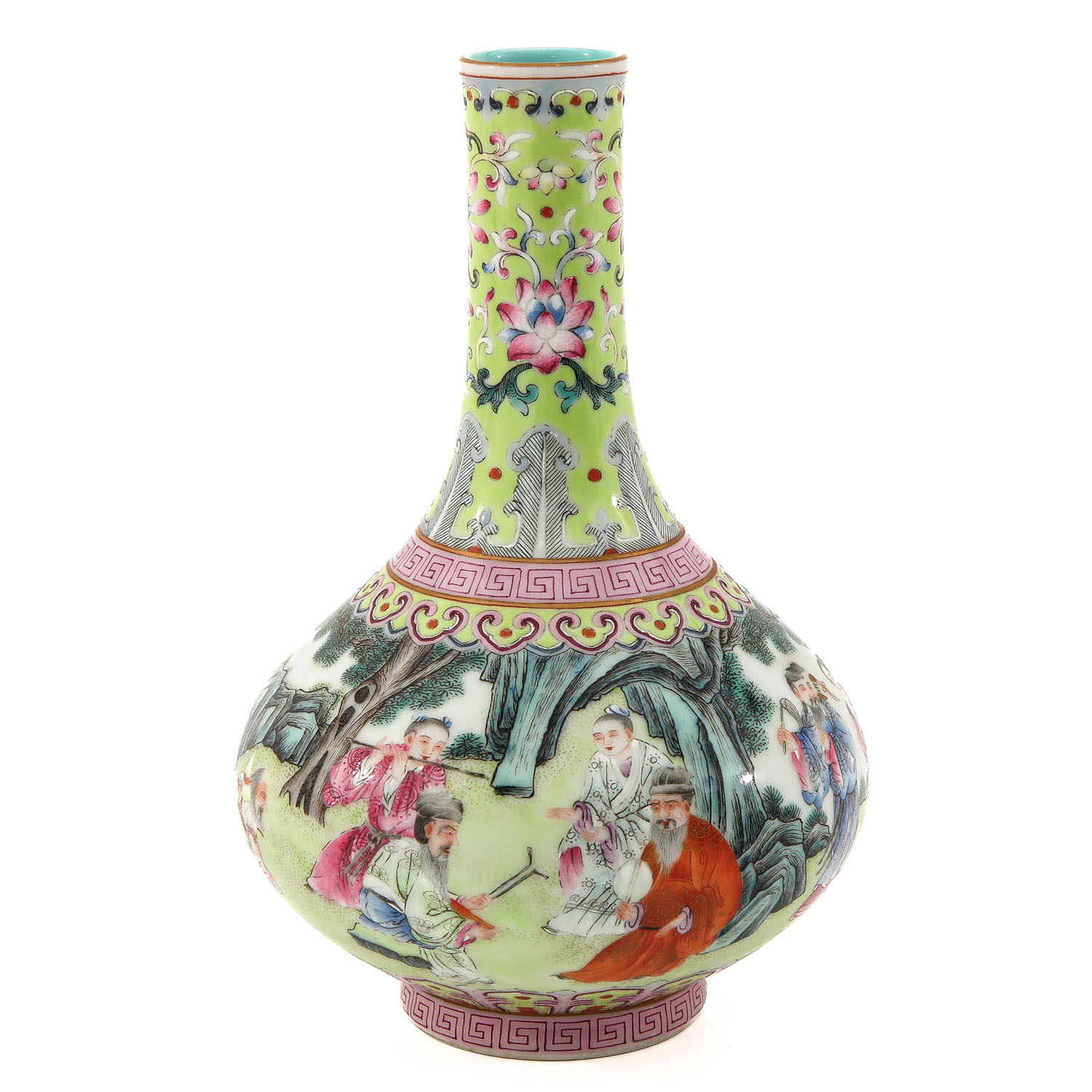 A Famille Rose Vase