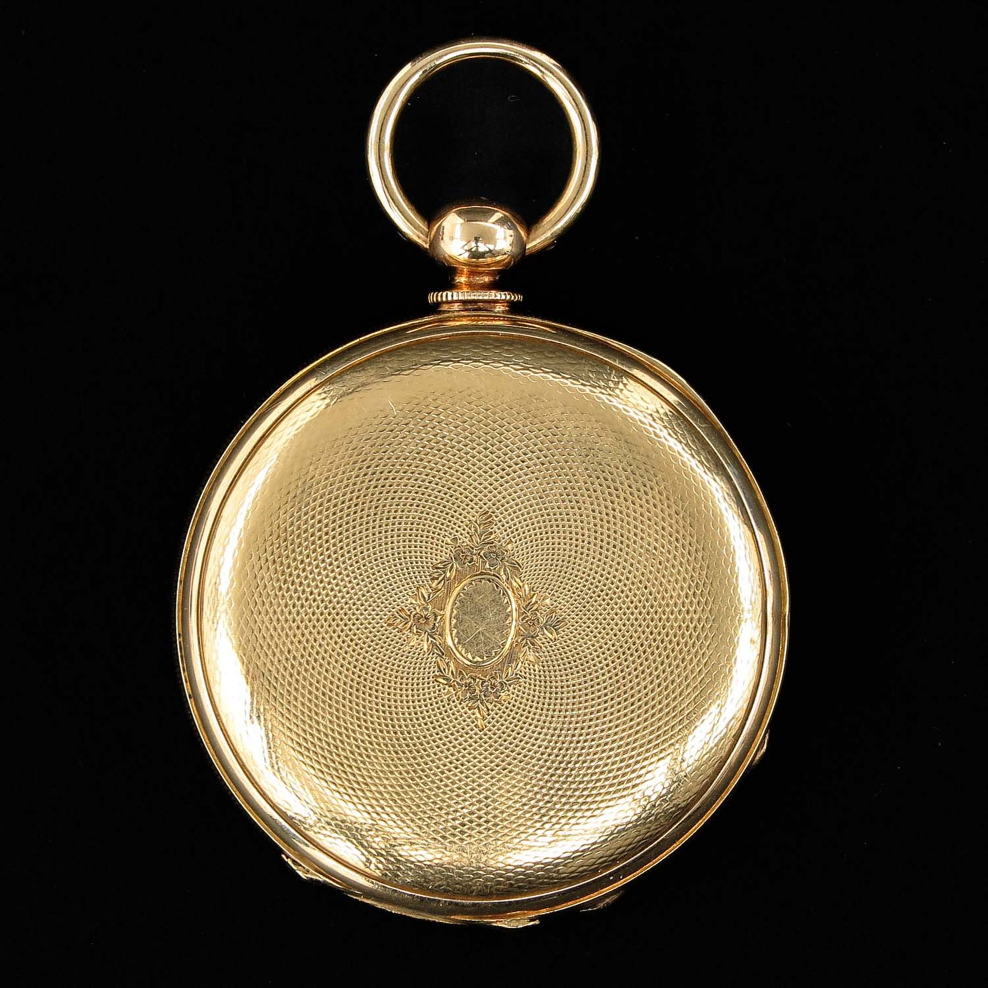 An 18KG Pocket Watch Signed Lutz Brothers - Image 2 of 7
