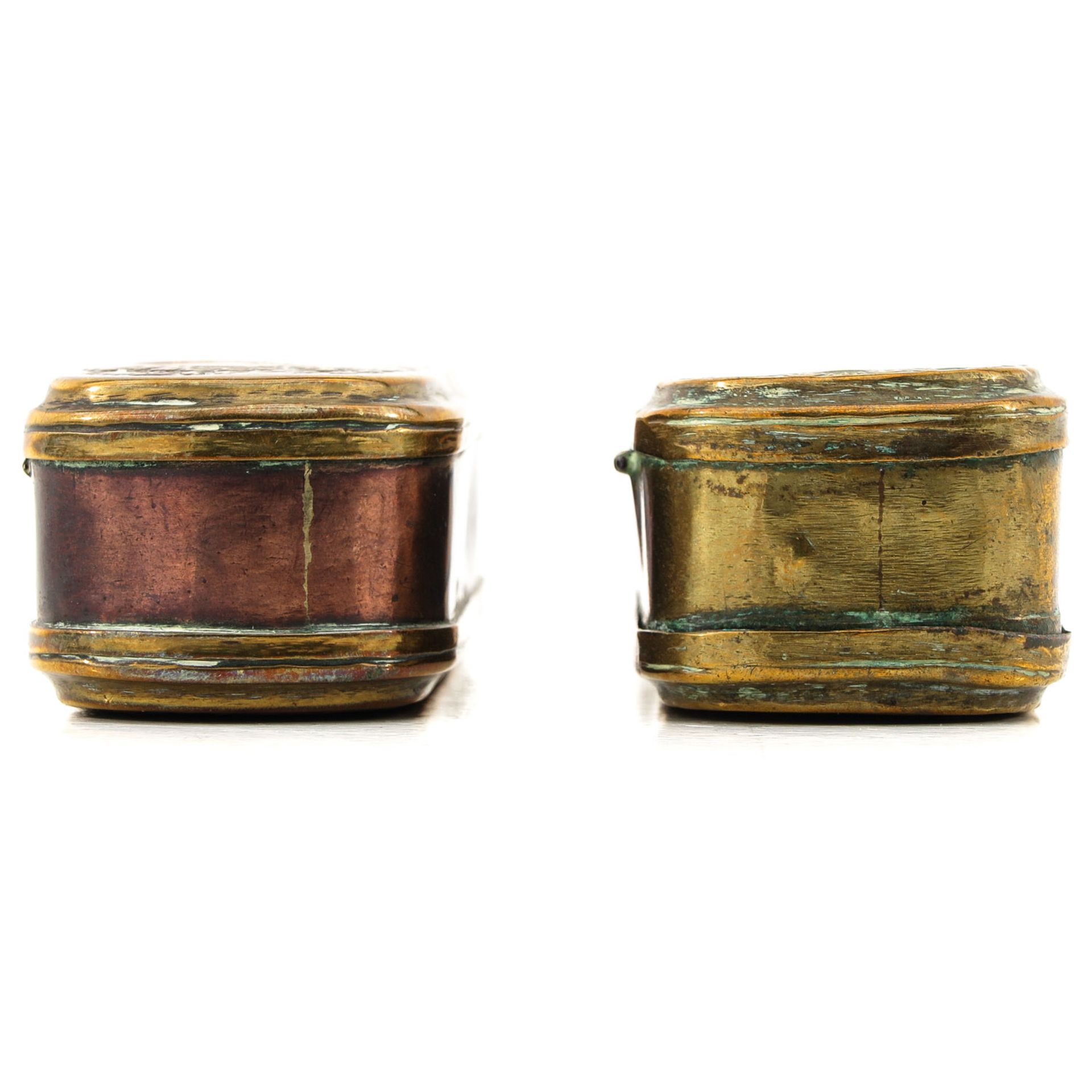 A Collection of 2 18th Century Copper Tobacco Boxes - Image 4 of 9