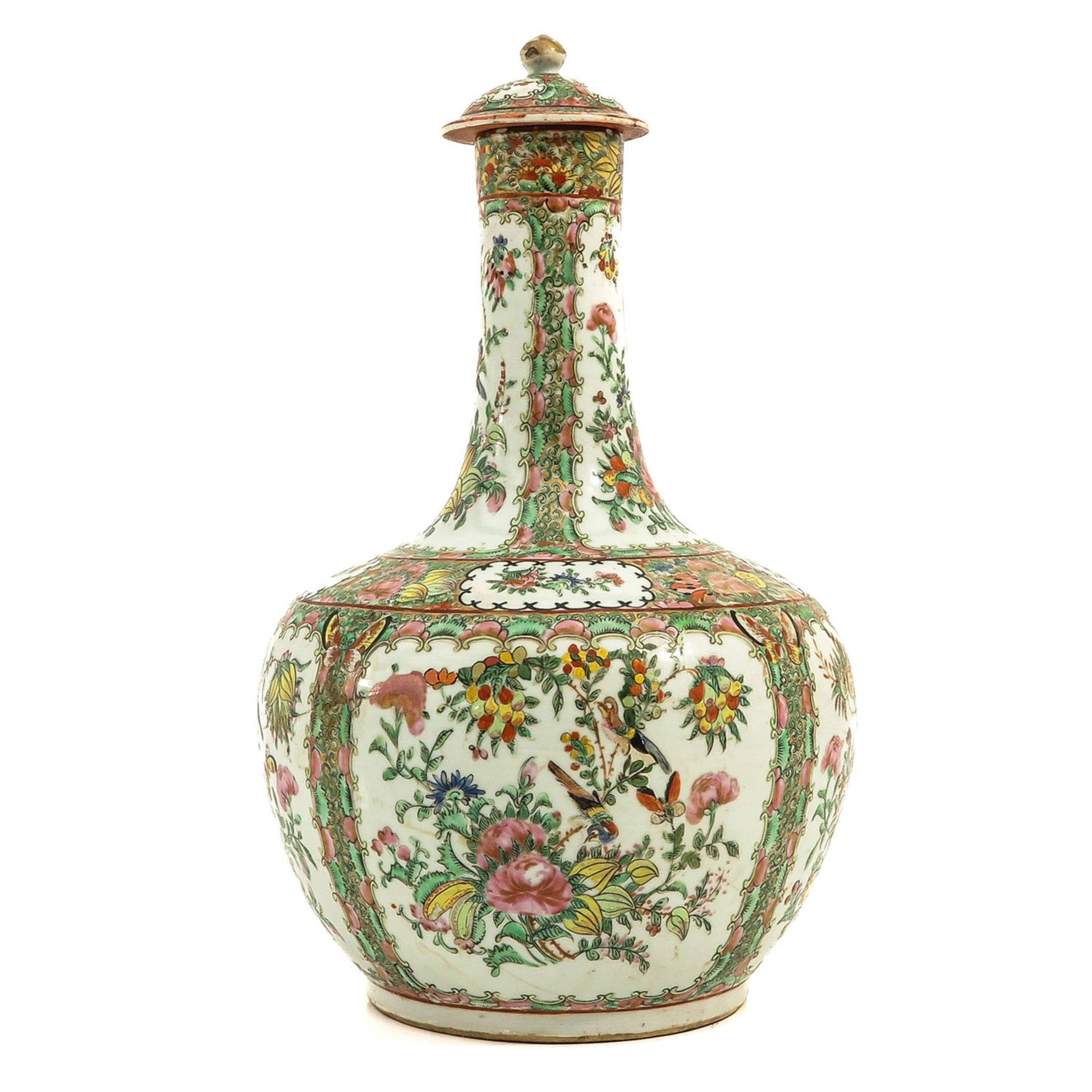 A Cantonese Vase with Cover - Bild 2 aus 9