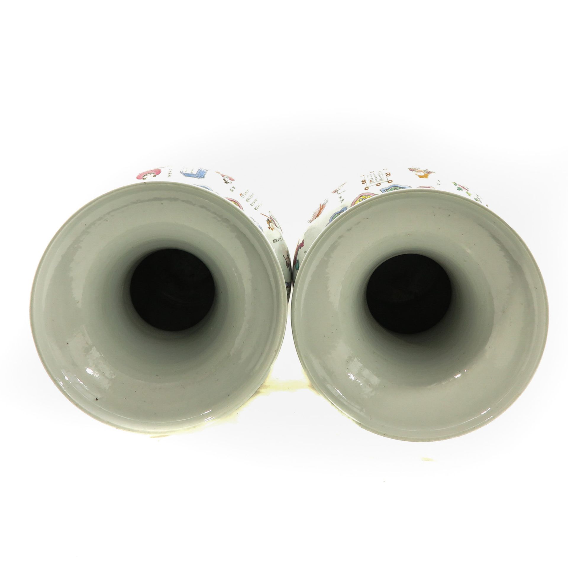 A Pair of Wu Shuang Pu Vases - Bild 5 aus 10