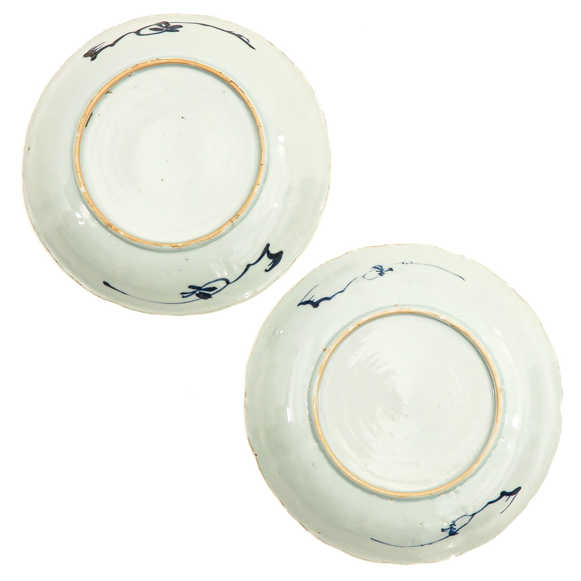 A Pair of Blue and White Plates - Image 2 of 9