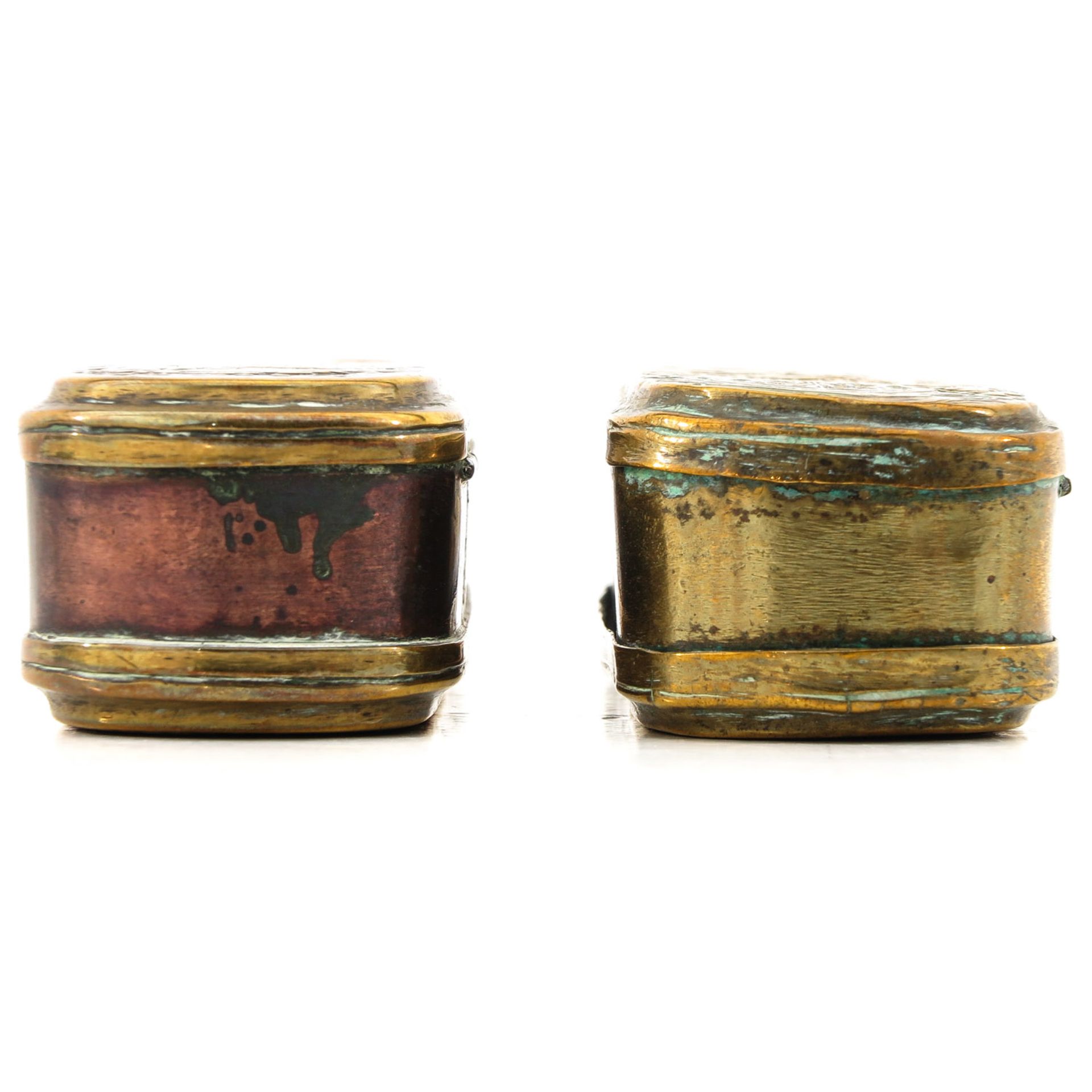 A Collection of 2 18th Century Copper Tobacco Boxes - Image 2 of 9