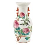 A Qianjiang Cai Famille Rose Vase