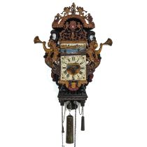 A Dutch Wall Clock or Friesland Stoelklok