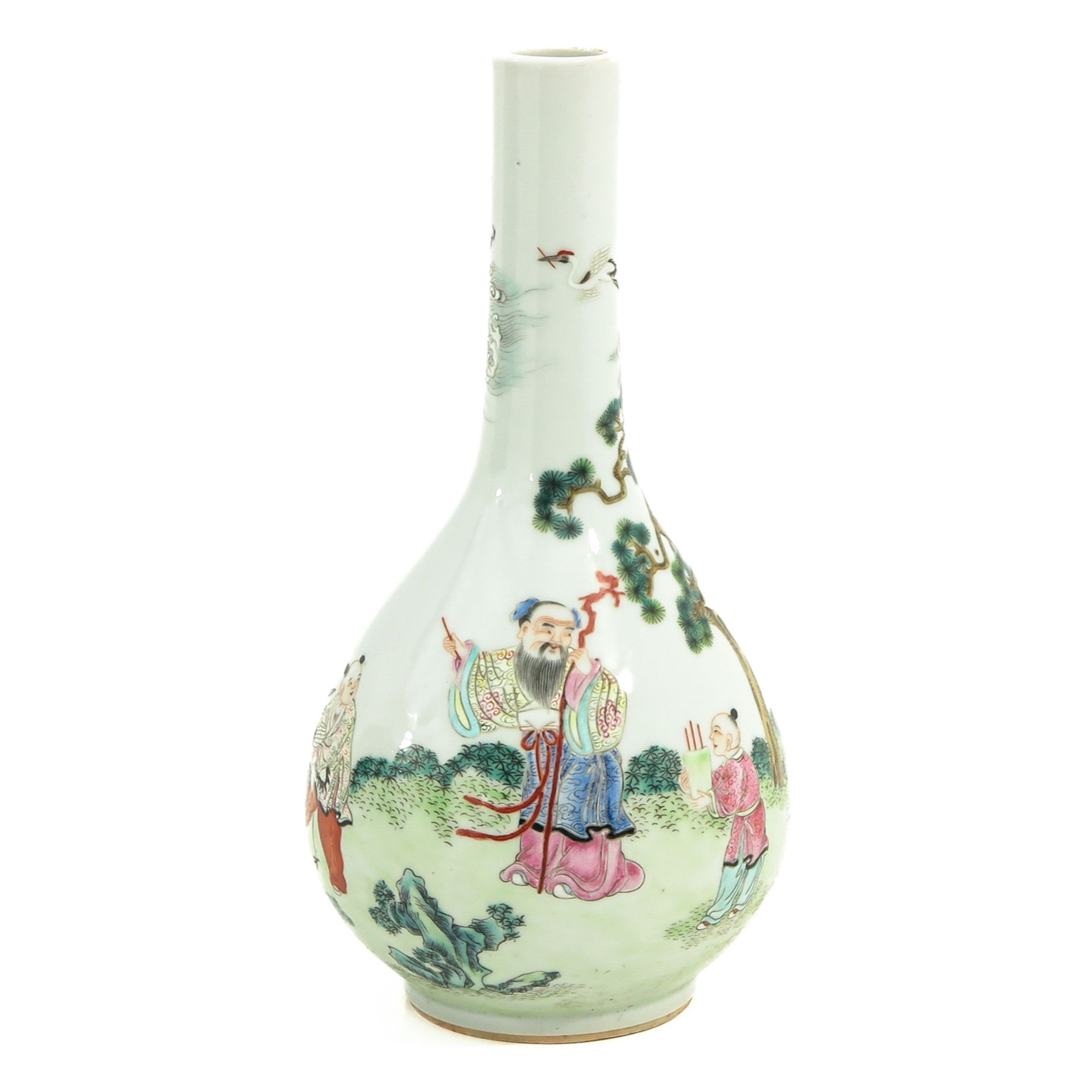 A Famille Rose Vase