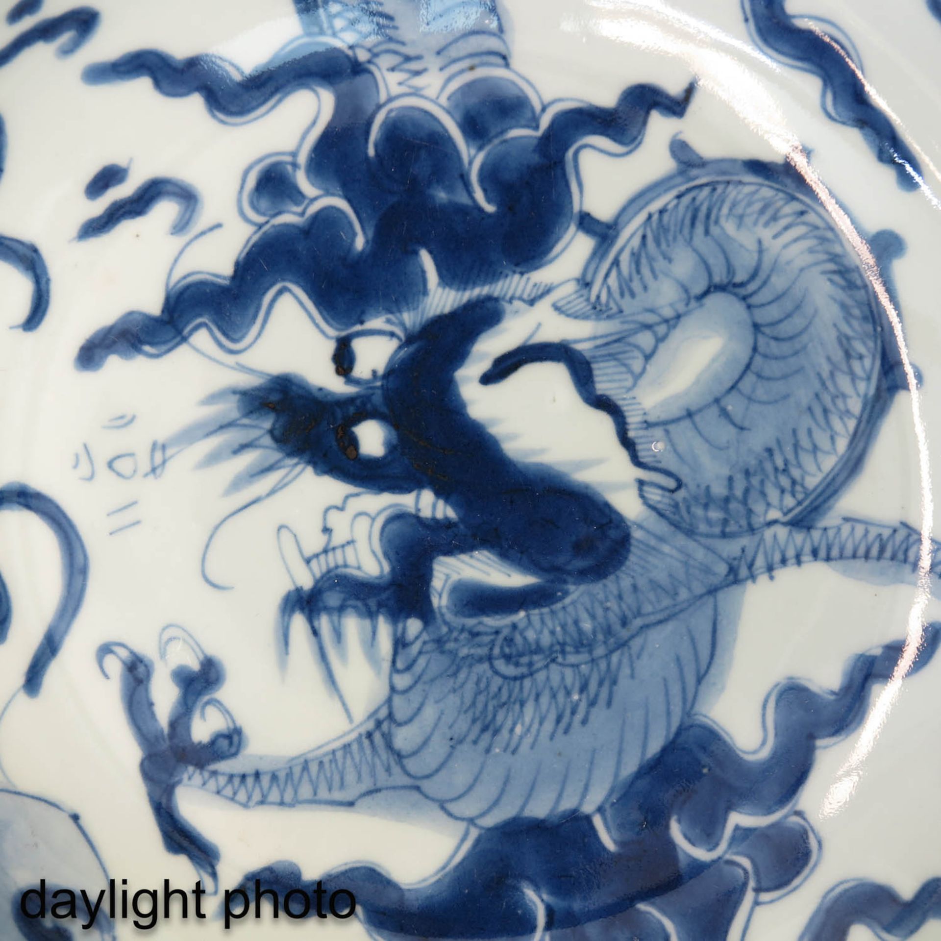 A Blue and White Dish - Image 6 of 6