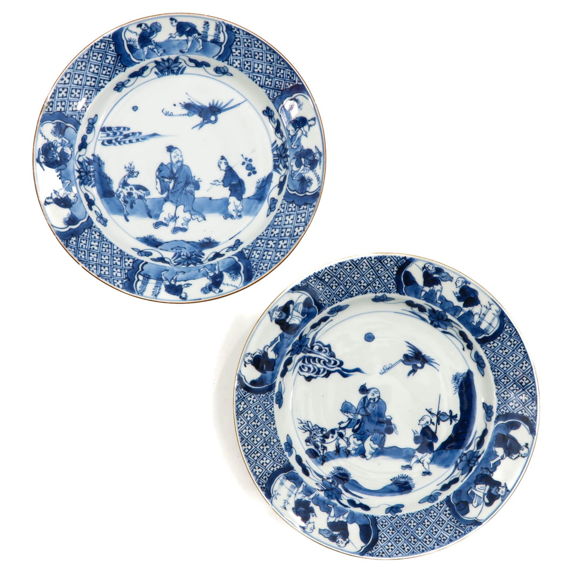 A Series of 4 Blue and White Plates - Image 5 of 9