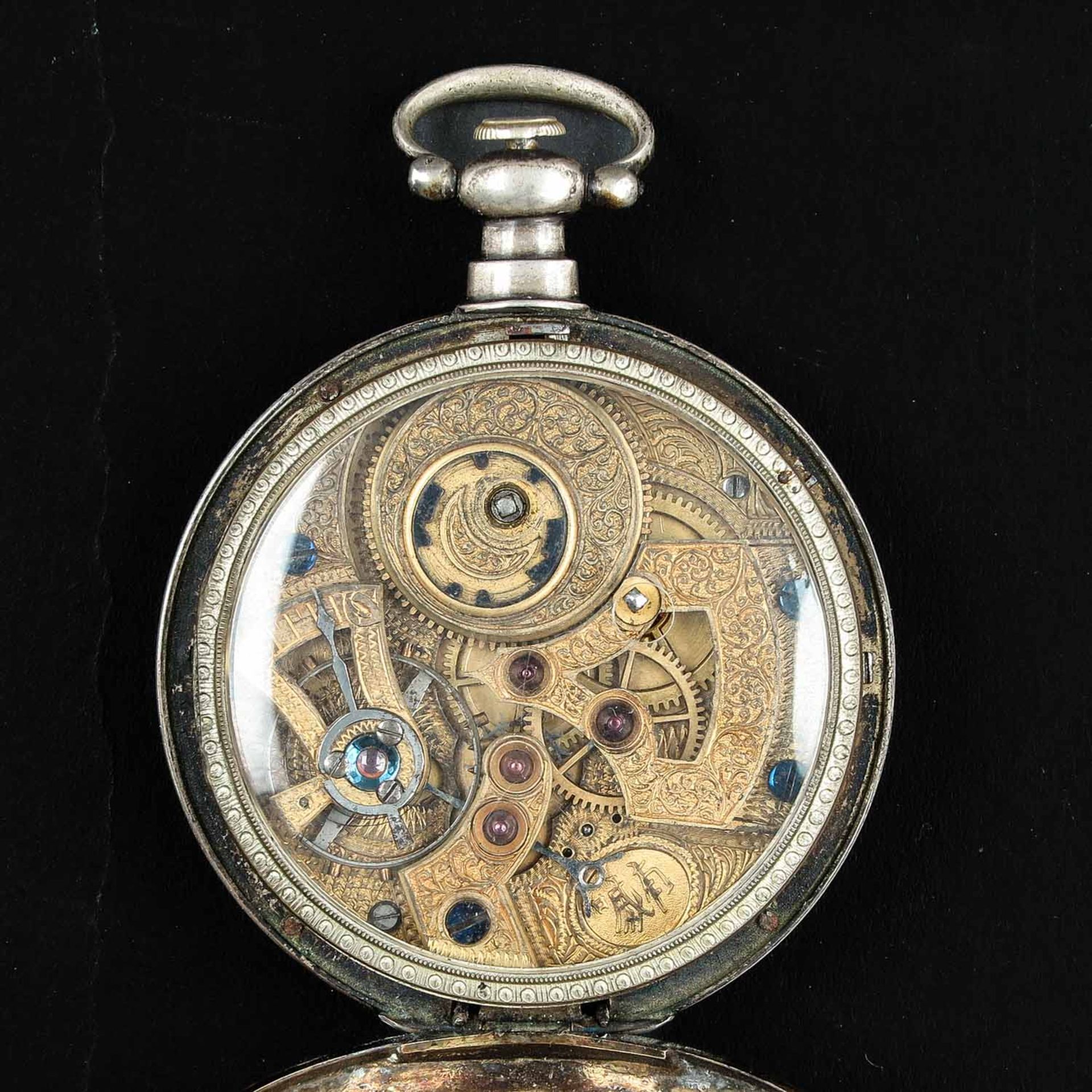 A Chinese Silver Pocket Watch - Image 3 of 5