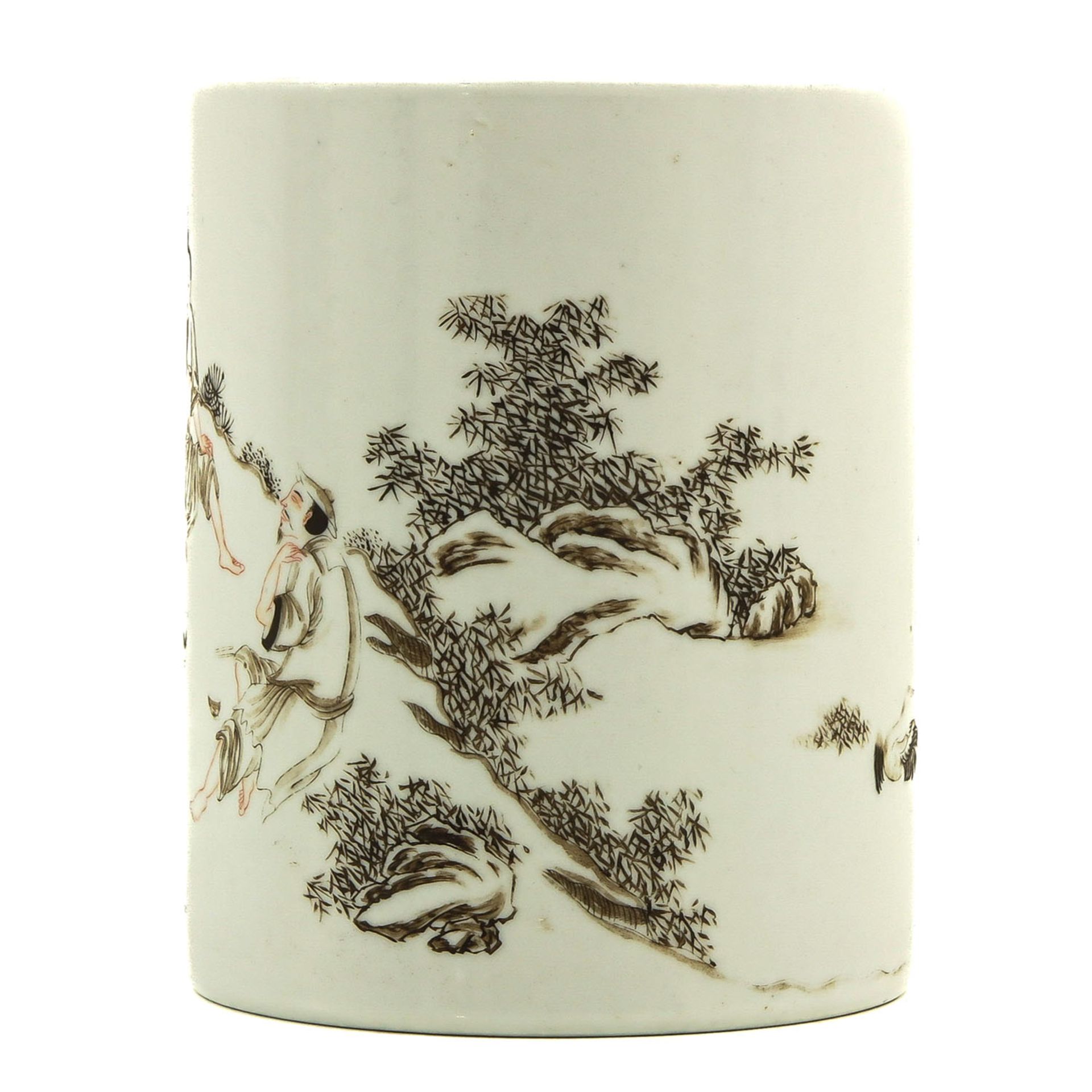 A Brush Pot - Image 2 of 9