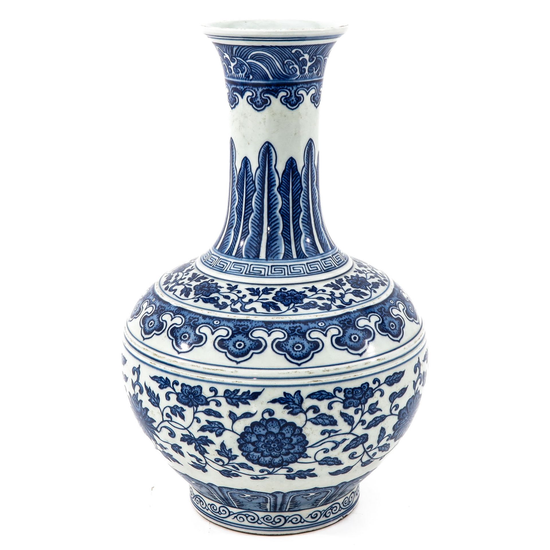 A Blue and White Vase