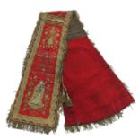 A Very Fine Gold Brocade Religious Banner