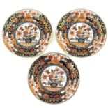 A Series of 3 Imari Plates