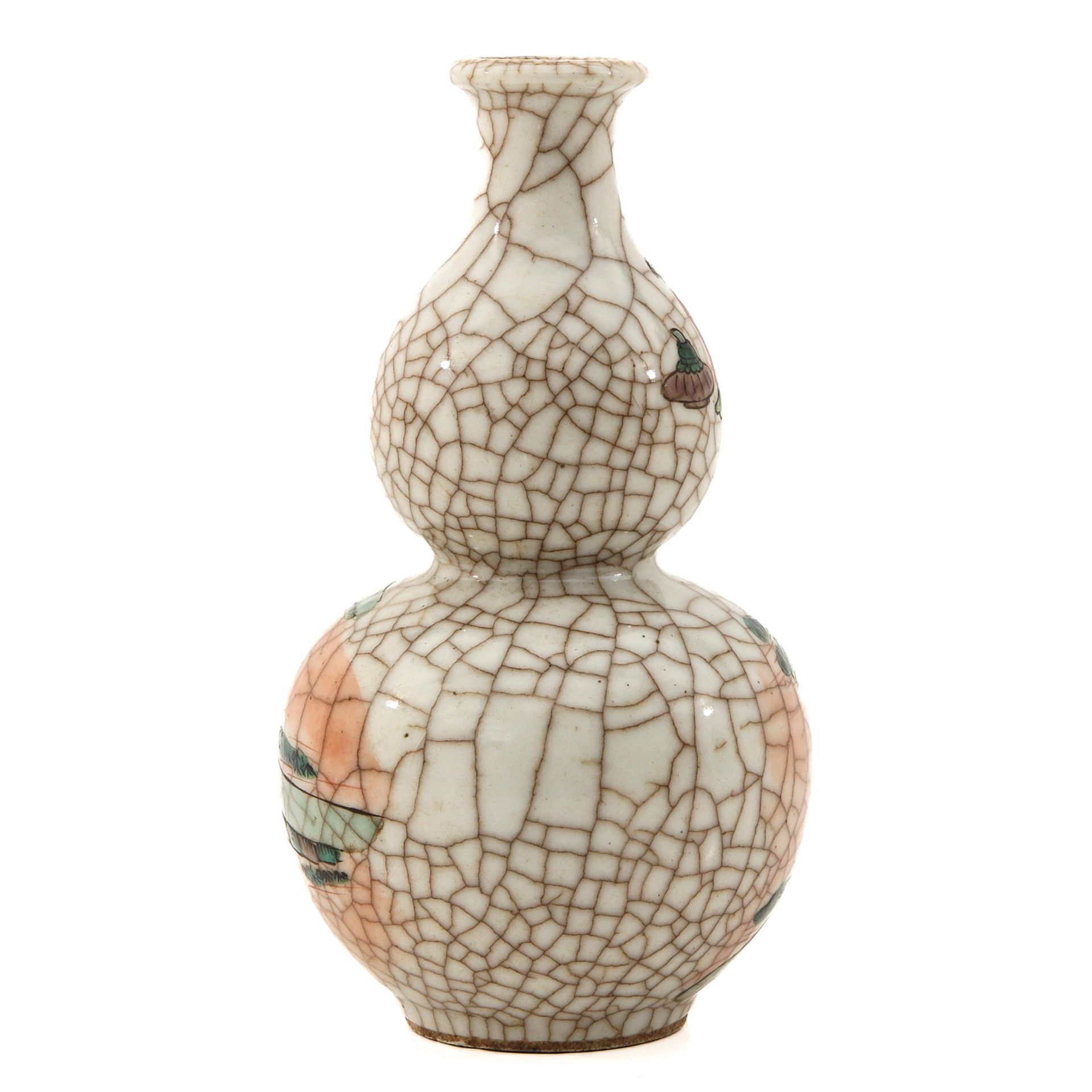 A Famille Verte Double Gourd Vase - Image 3 of 9