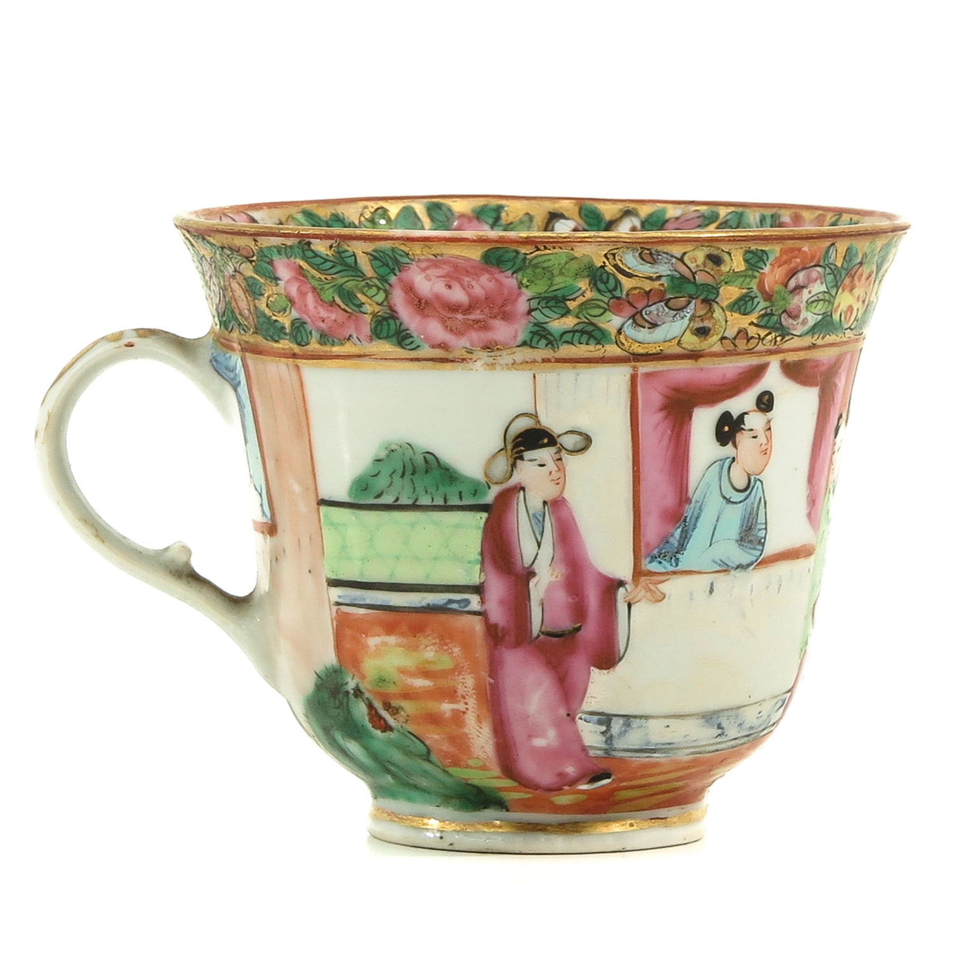 A Collection of Cantonese Porcelain Items - Image 3 of 10