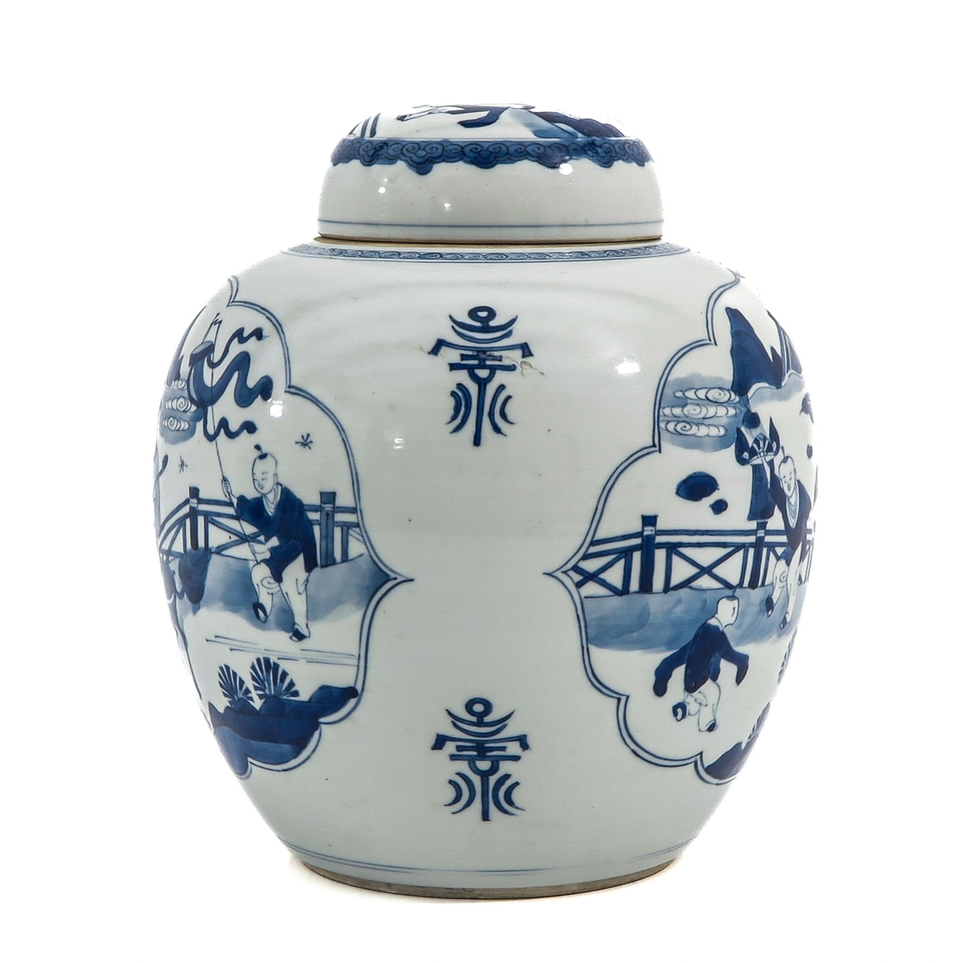 A Blue and White Ginger Jar - Image 2 of 10