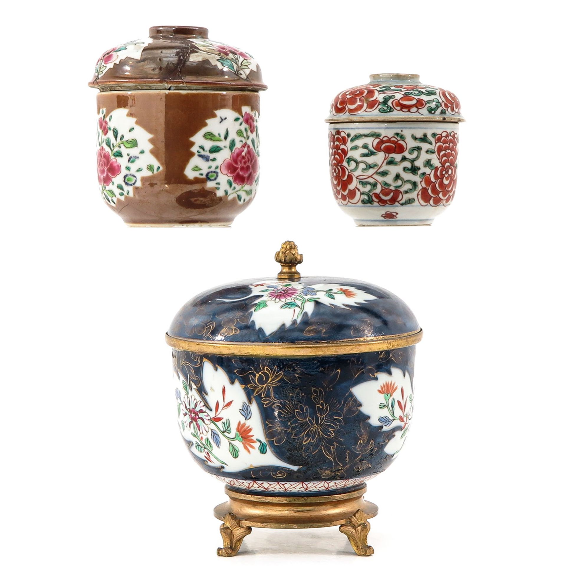 A Collection of 3 Jars with Covers - Image 3 of 10