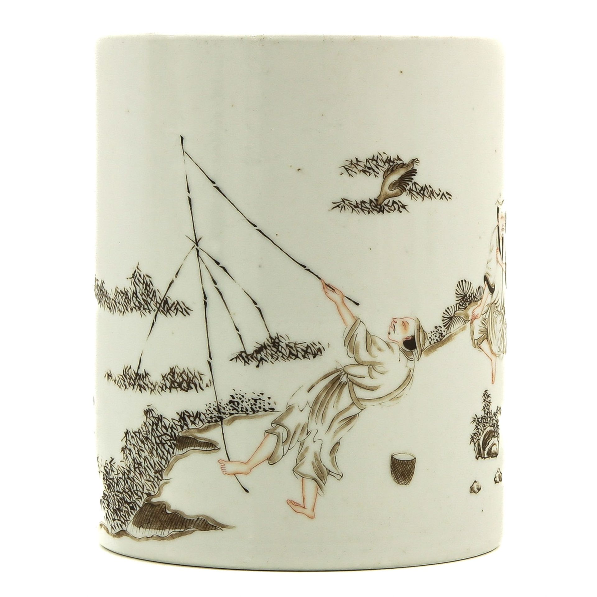 A Brush Pot - Image 4 of 9