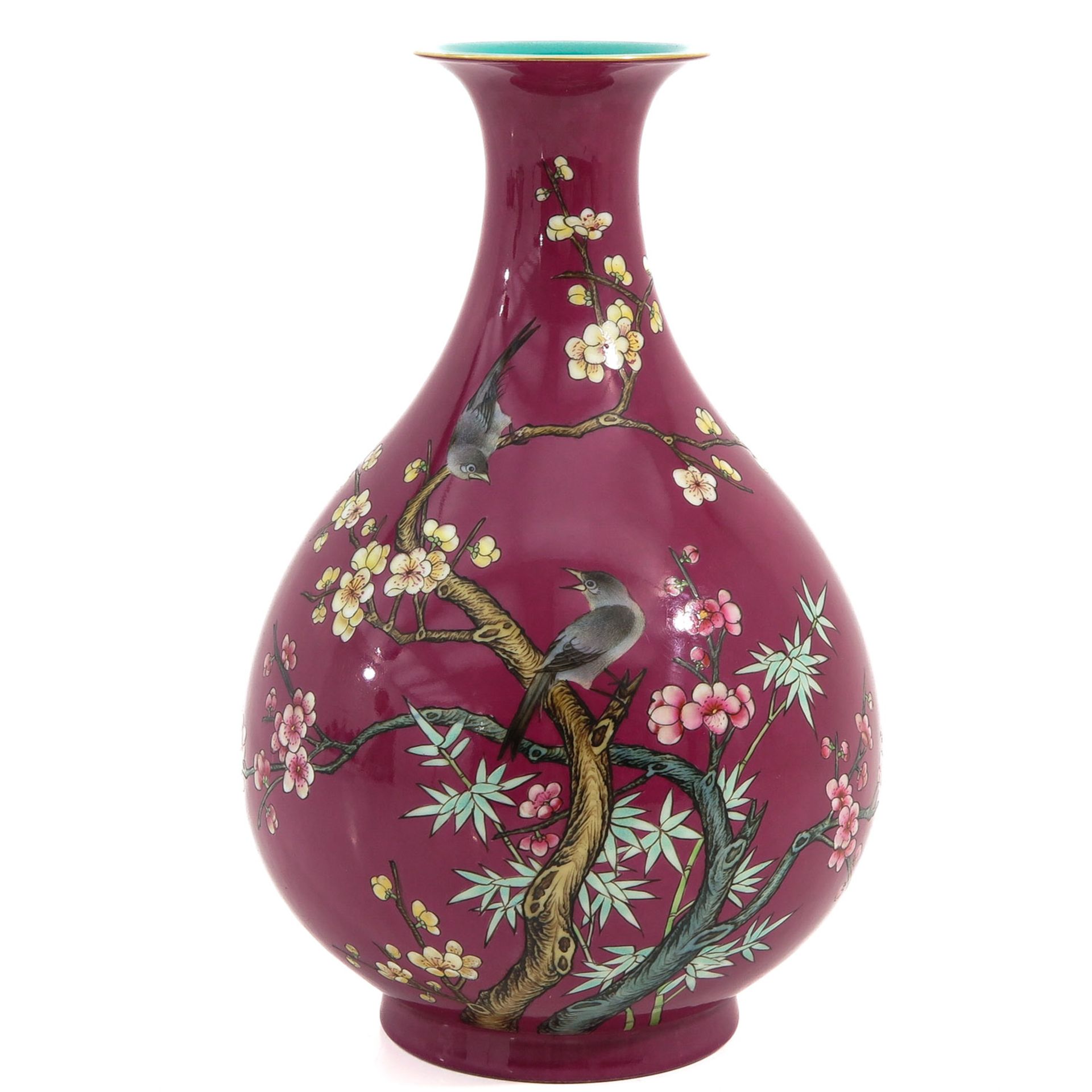 A Famille Rose Vase