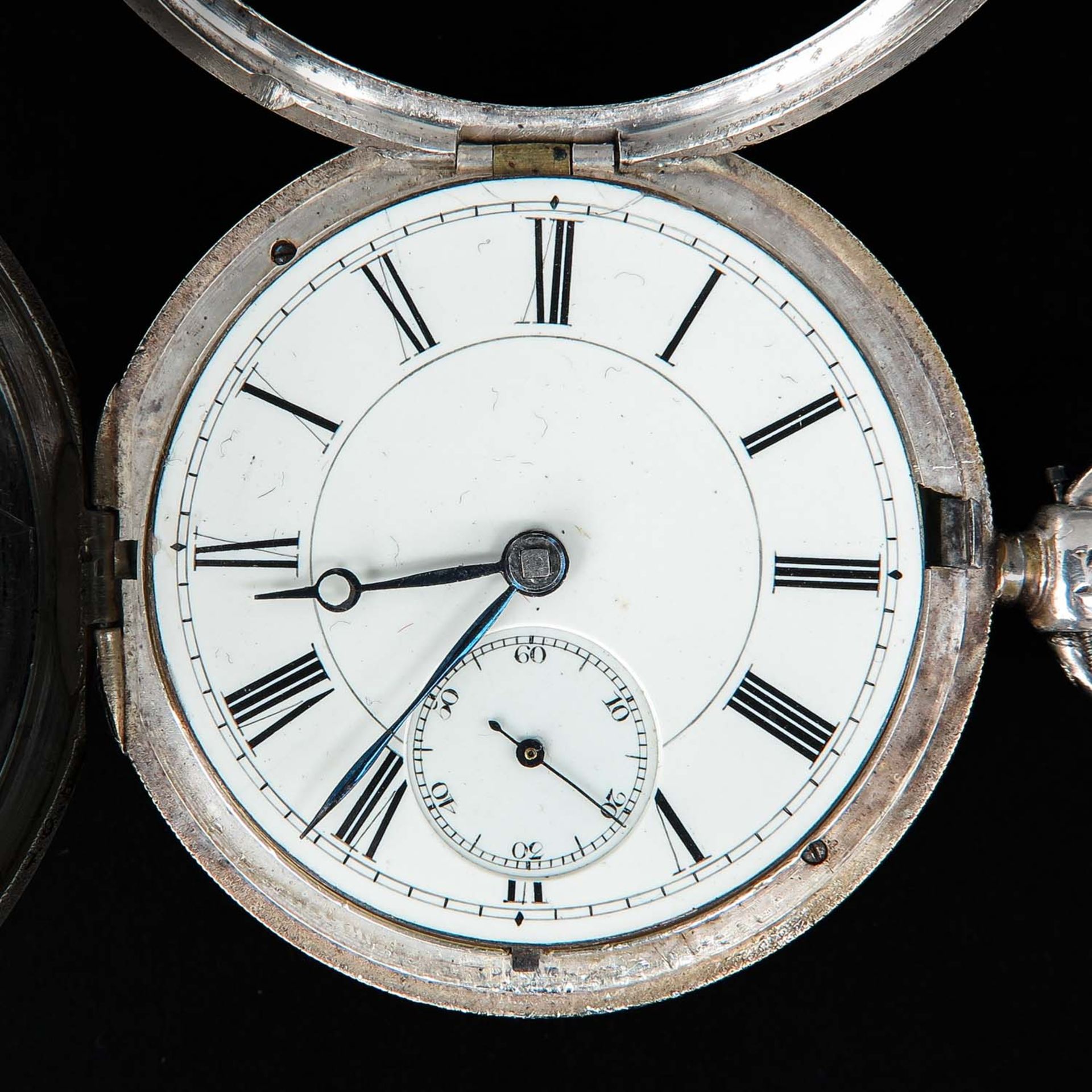 A Silver Pocket Watch - Image 4 of 9