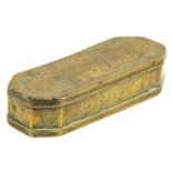 An 18th Century Dutch Tobacco Box