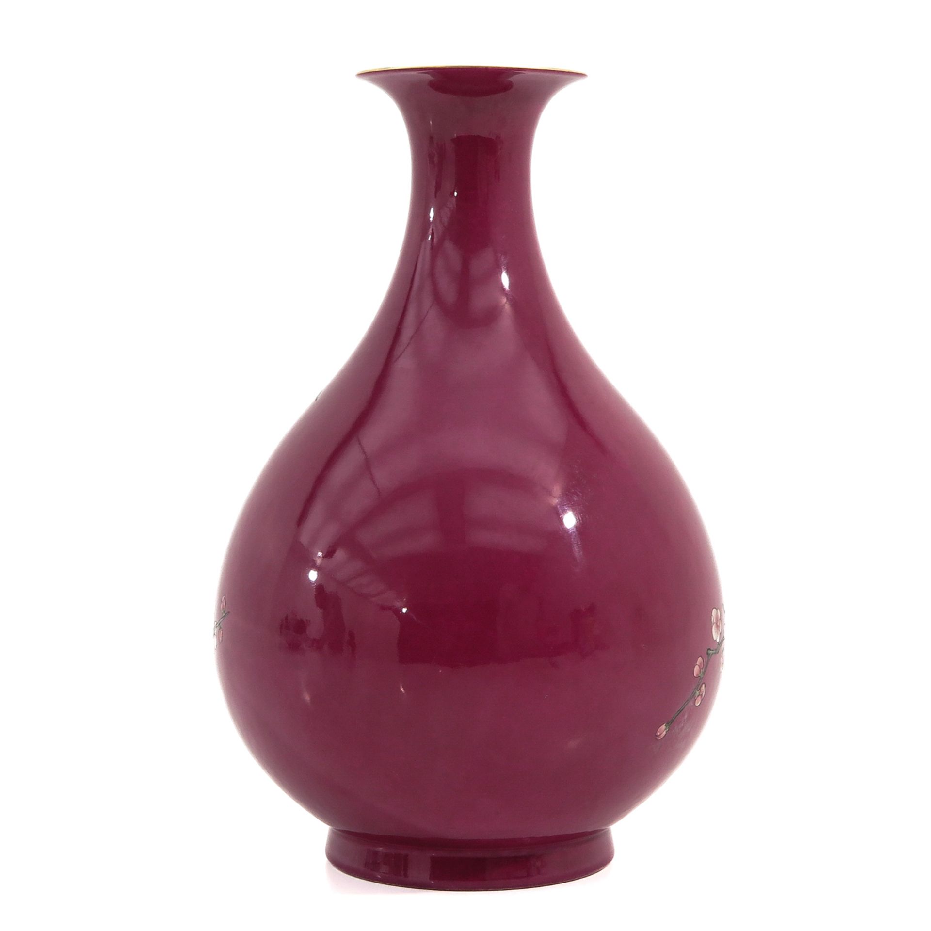 A Famille Rose Vase - Bild 3 aus 10