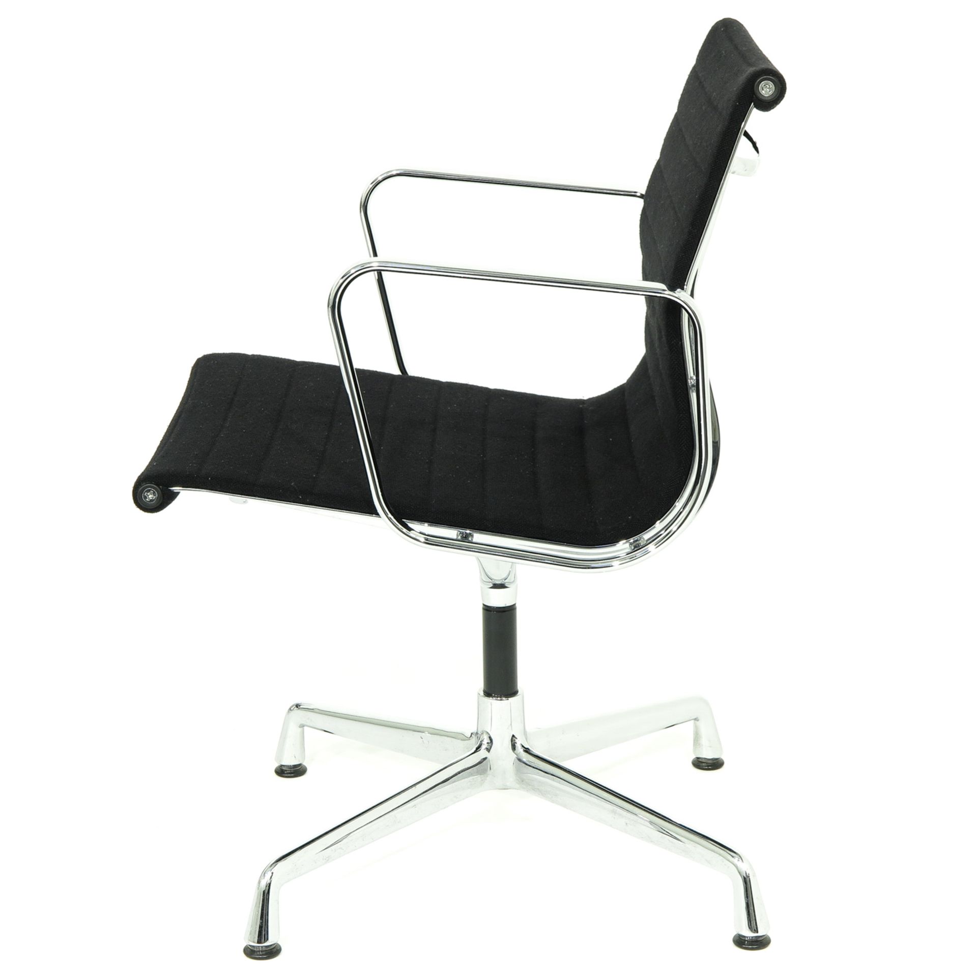 A Series of 6 EA 108 Vitra Charles and Ray Eames Chairs - Image 2 of 10