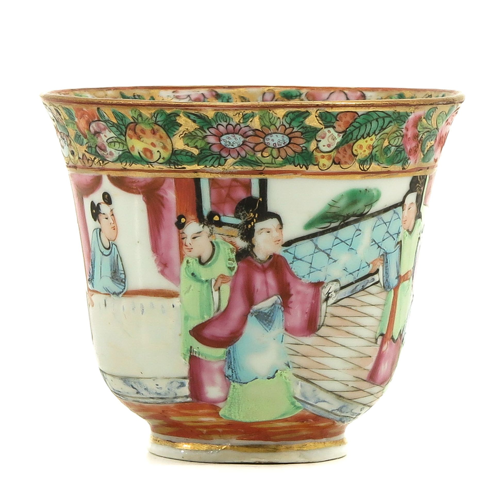 A Collection of Cantonese Porcelain Items - Bild 4 aus 10