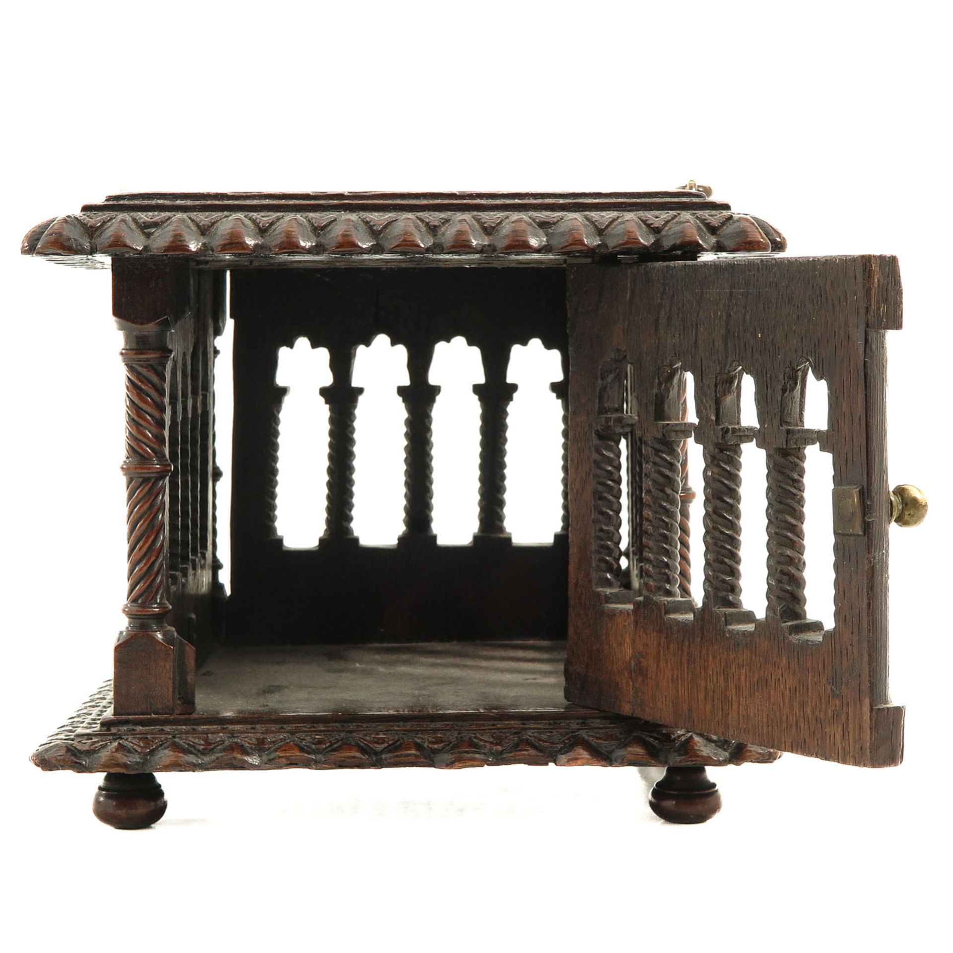 A Carved Wood Stove - Image 7 of 9