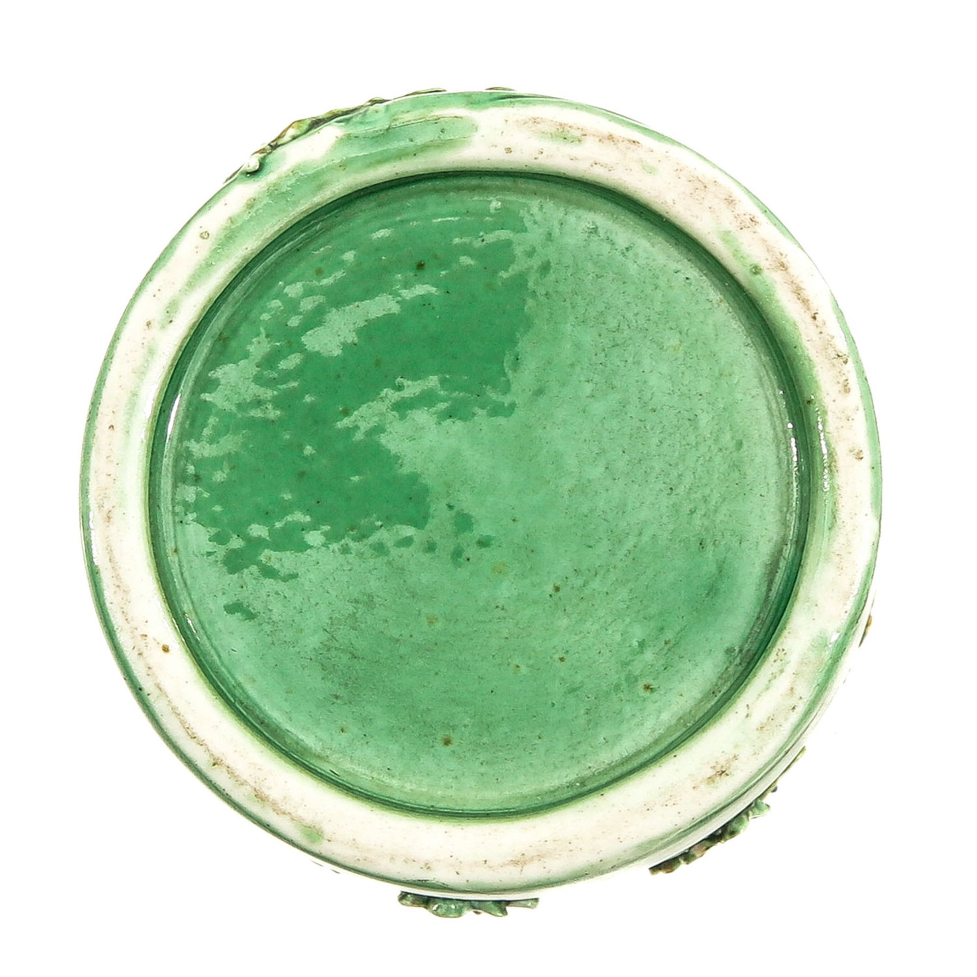 A Green Glaze Brush Pot - Image 6 of 9