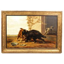 An Oil on Canvas Signed Henriette Ronner-Knip