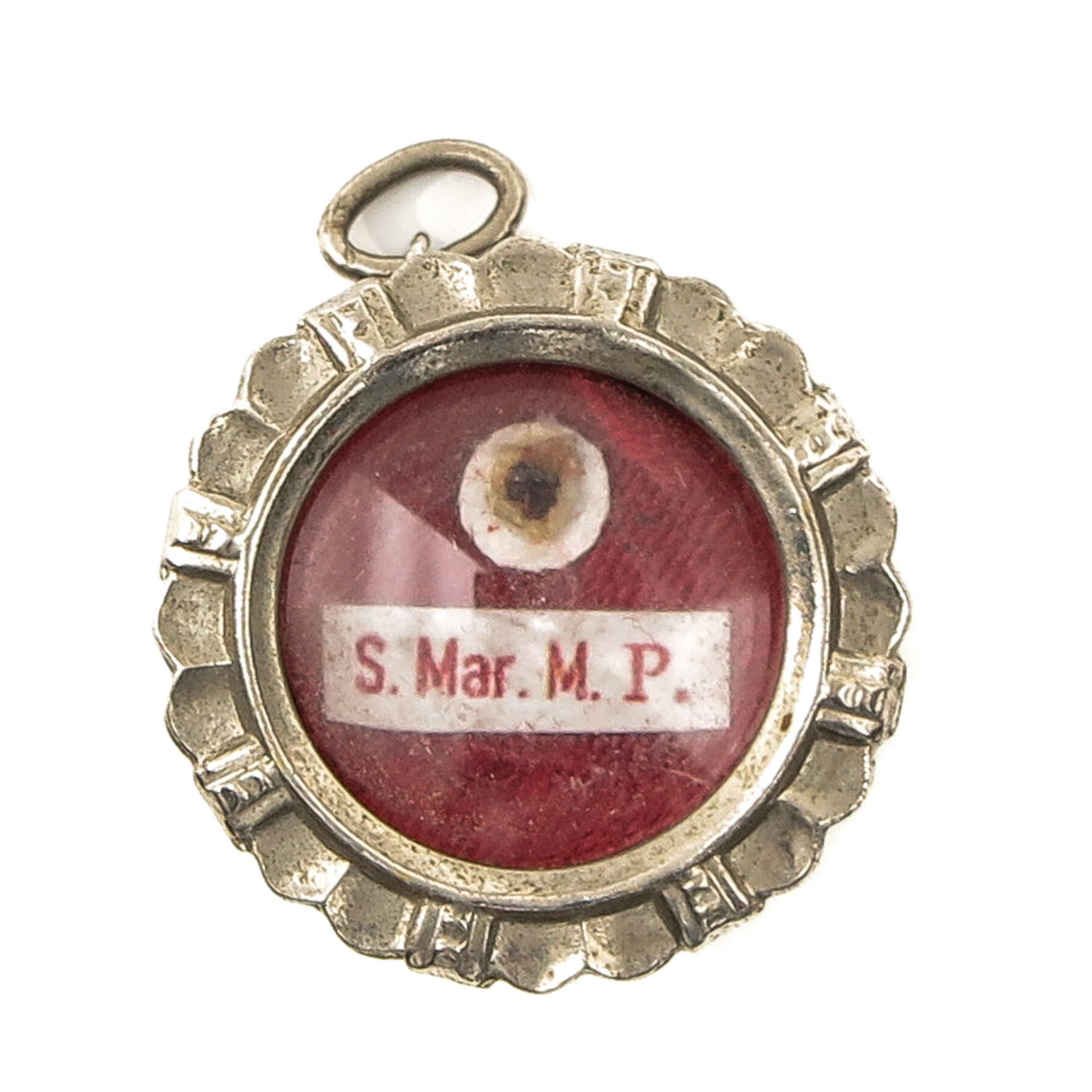 A Relic Holder with Relic of Saint Mary Magdalena with Certificate