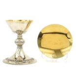 A Utrecht Silver Chalice and Paten