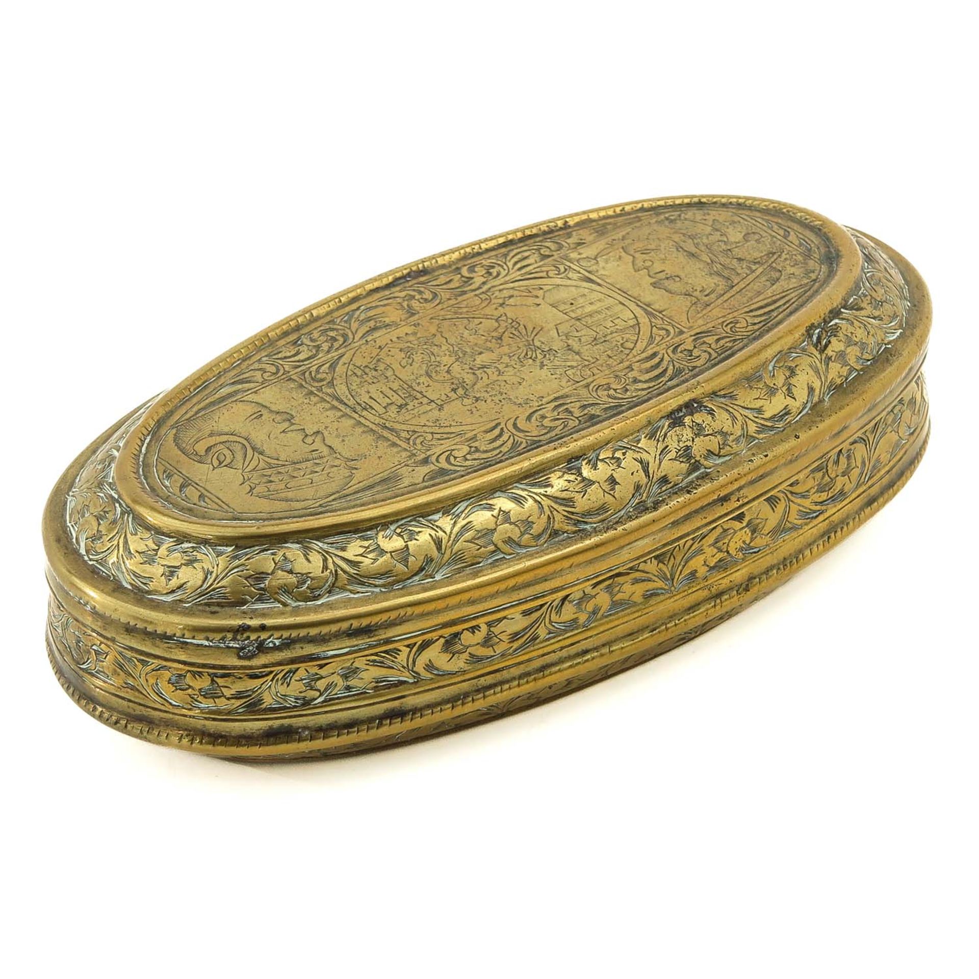 An 18th Century Dutch Oval Tobacco Box