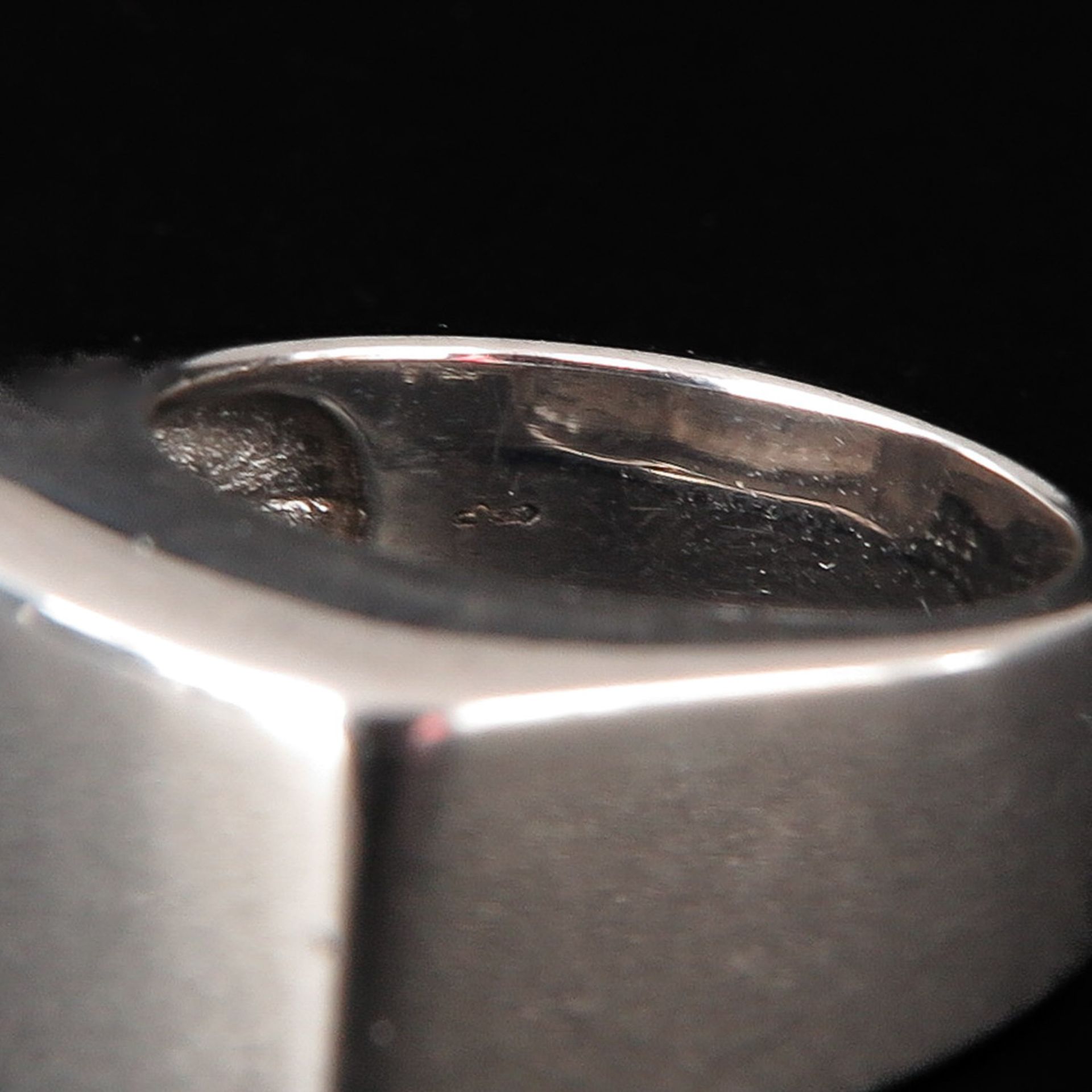 A Silver Lapponia Ring Designed by Bjorn Weckstrom - Image 5 of 6