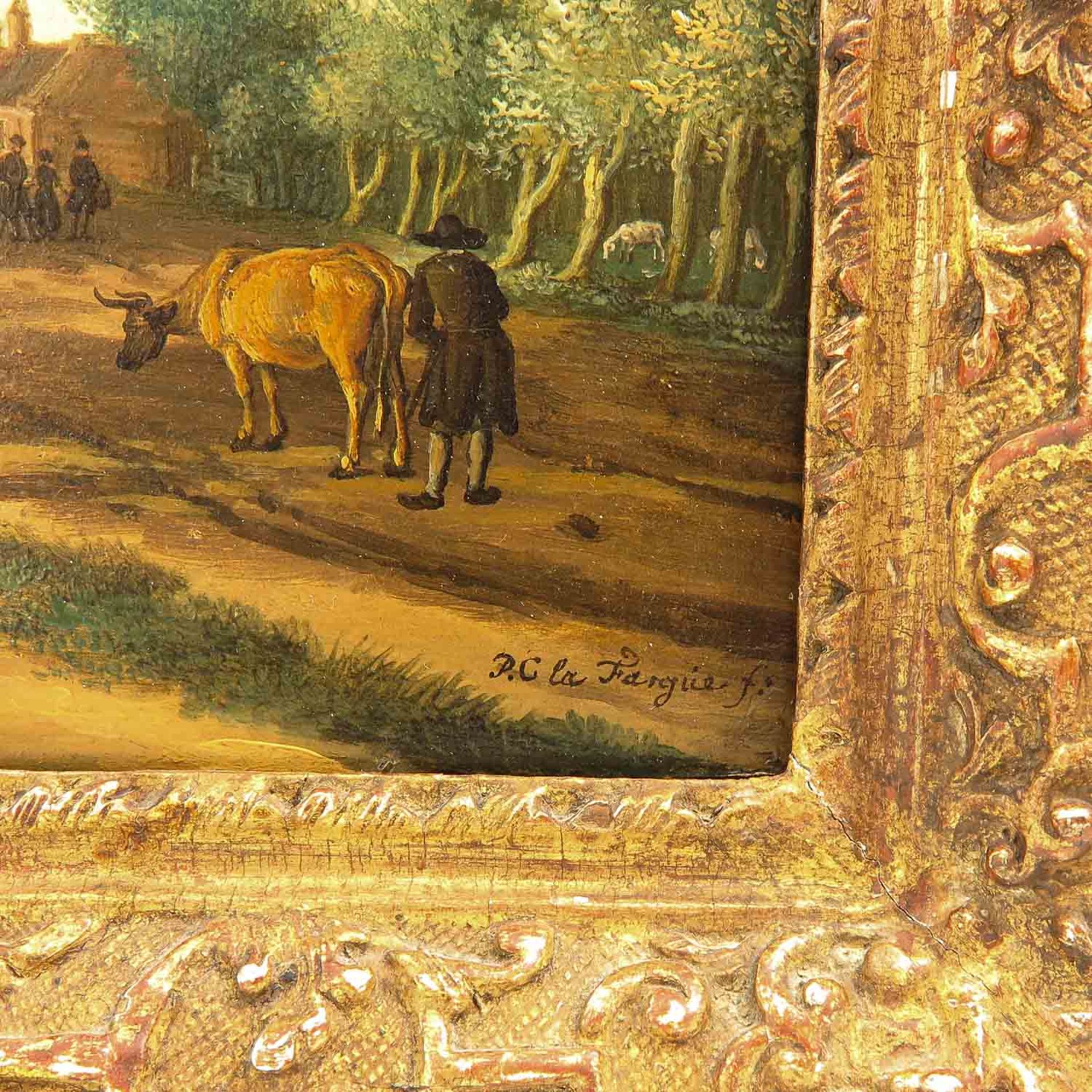 An Oil on Panel Signed Paulus Constantijn La Fargue - Bild 3 aus 7